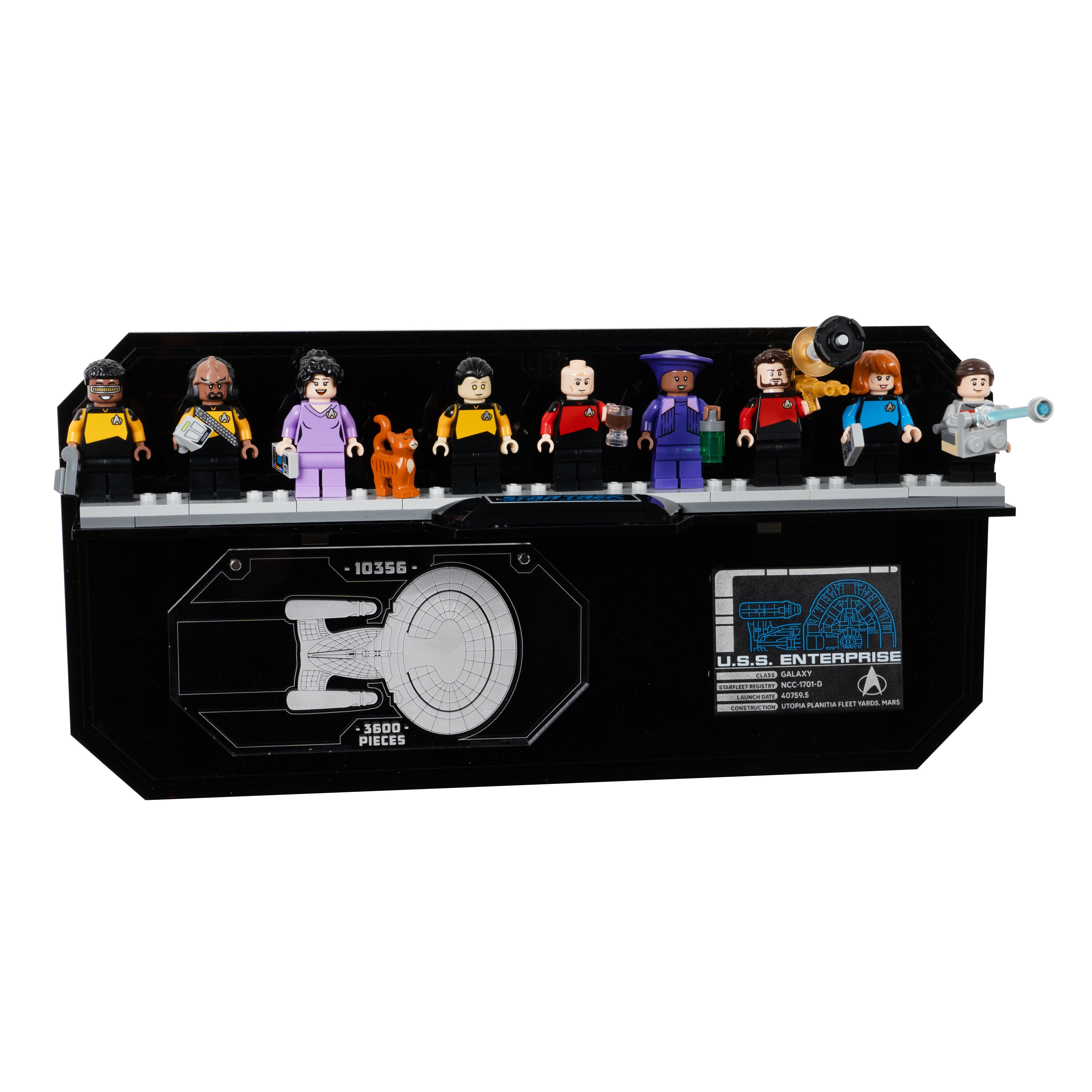 Wall Mounted Display for LEGO® Star Trek: U.S.S. Enterprise NCC-1701-D™ (10356)