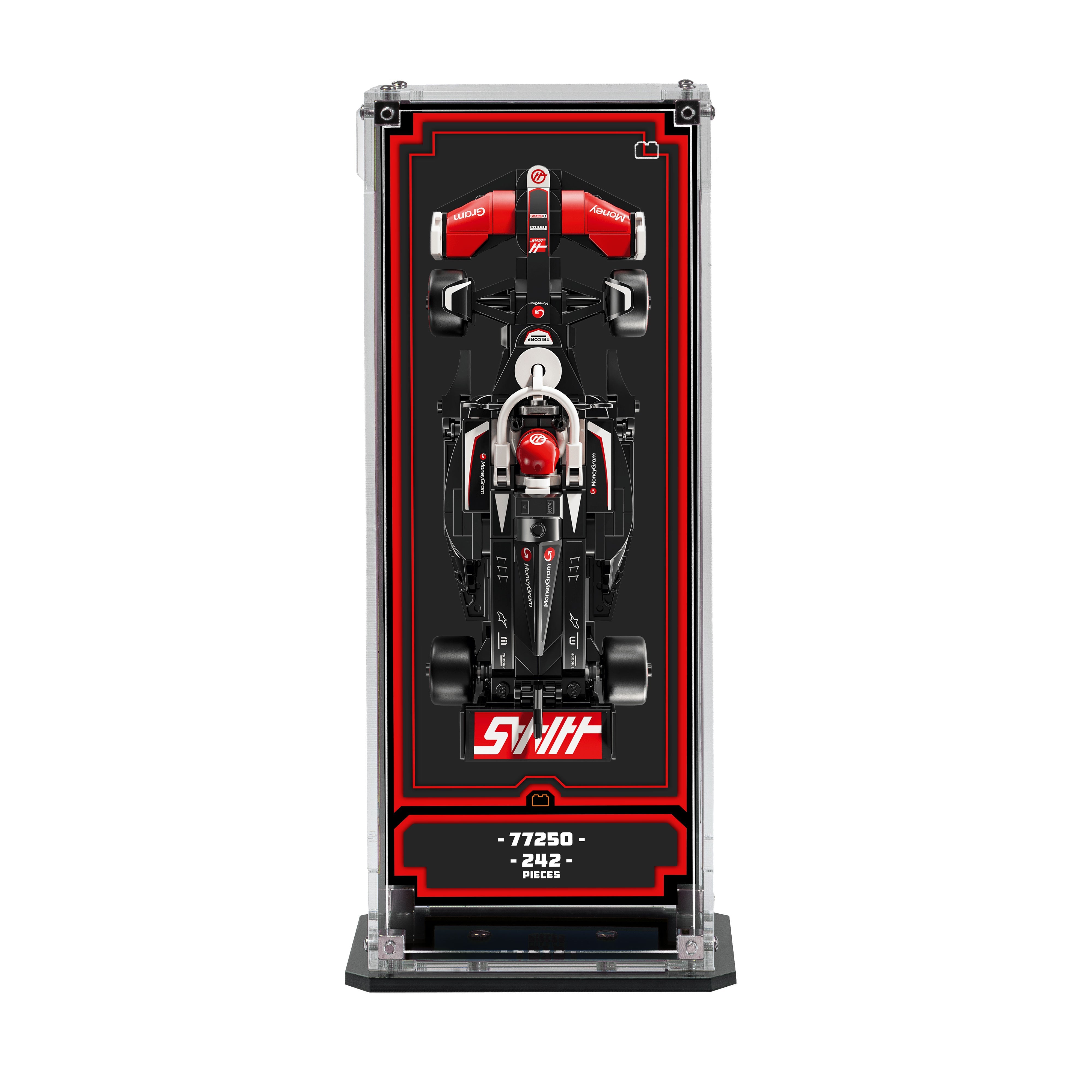 Wall Mountable Display Case for LEGO® Speed Champions: Formula 1 Range