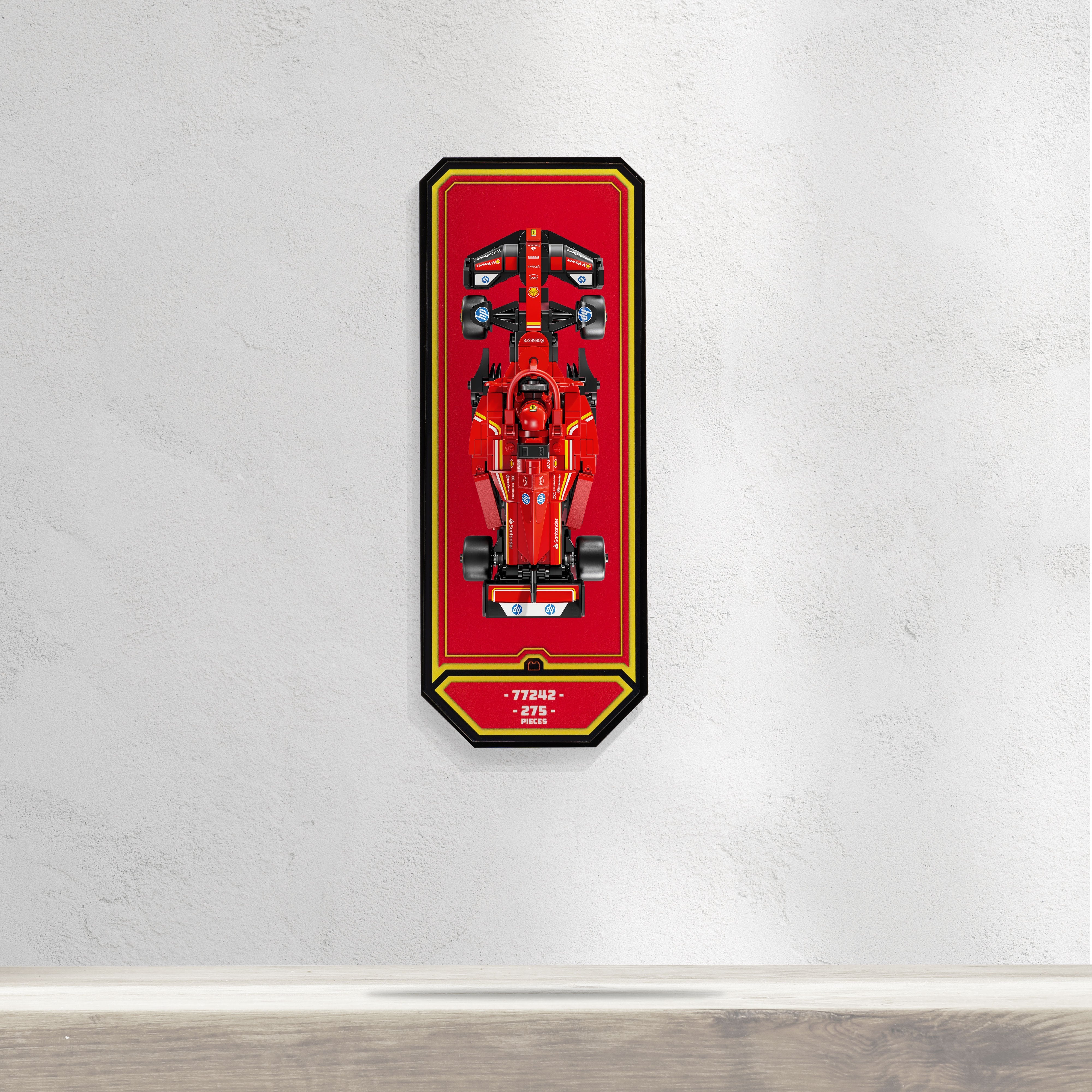 Wall Mountable Display Plinth for LEGO® Speed Champions: Formula 1 Range