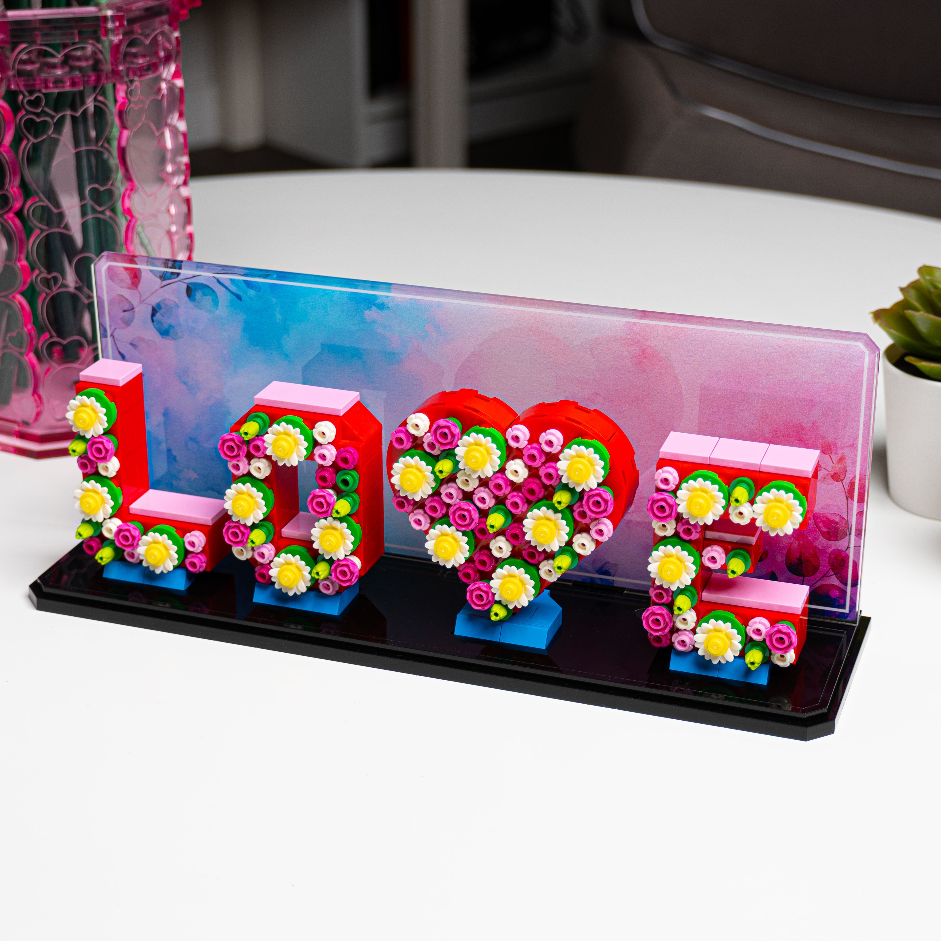 Mother's Day Display Stand for LEGO® Love Letters (40867)