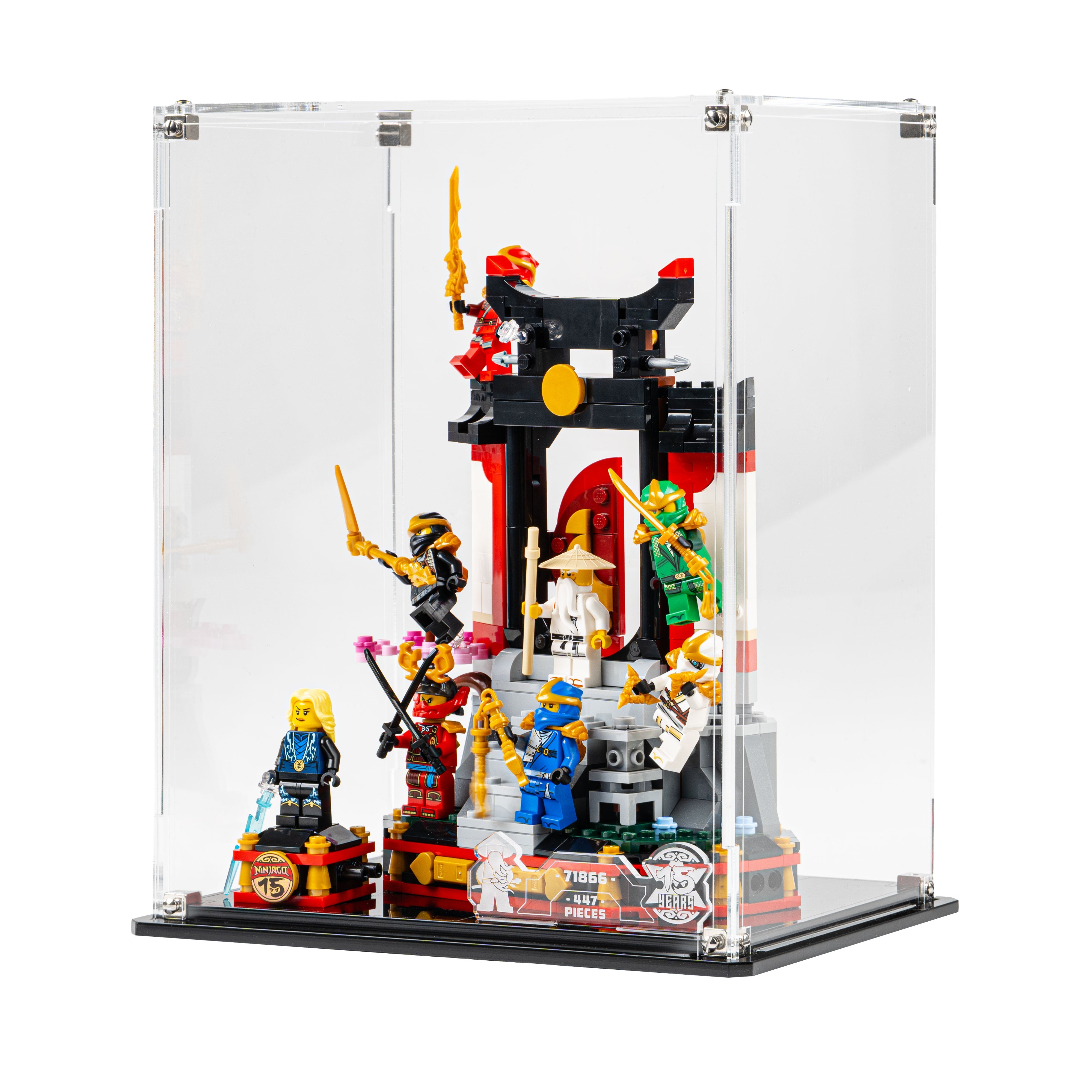 Display Case for LEGO® Ninja Character Display 15th Anniversary (71866)