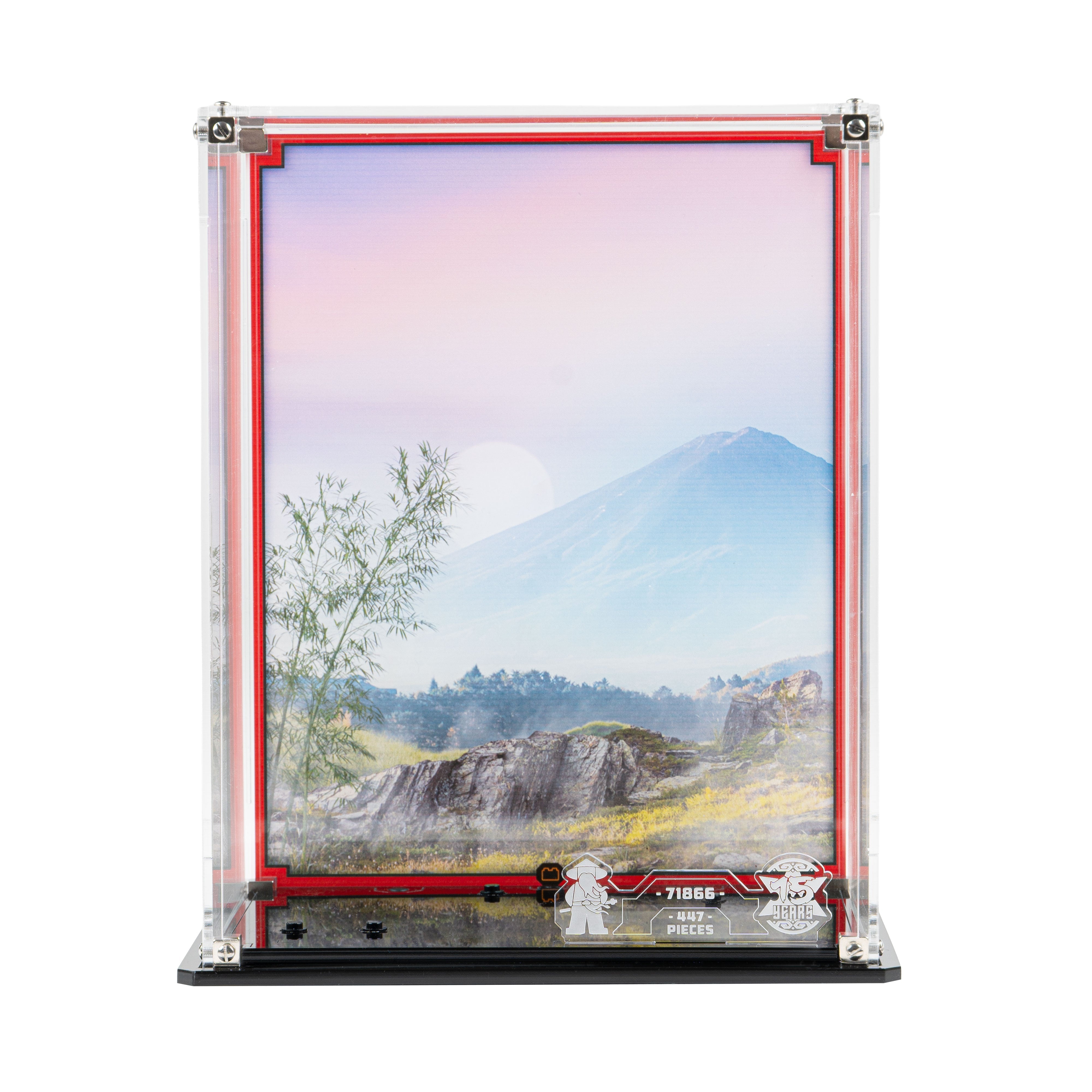 Display Case for LEGO® Ninja Character Display 15th Anniversary (71866)
