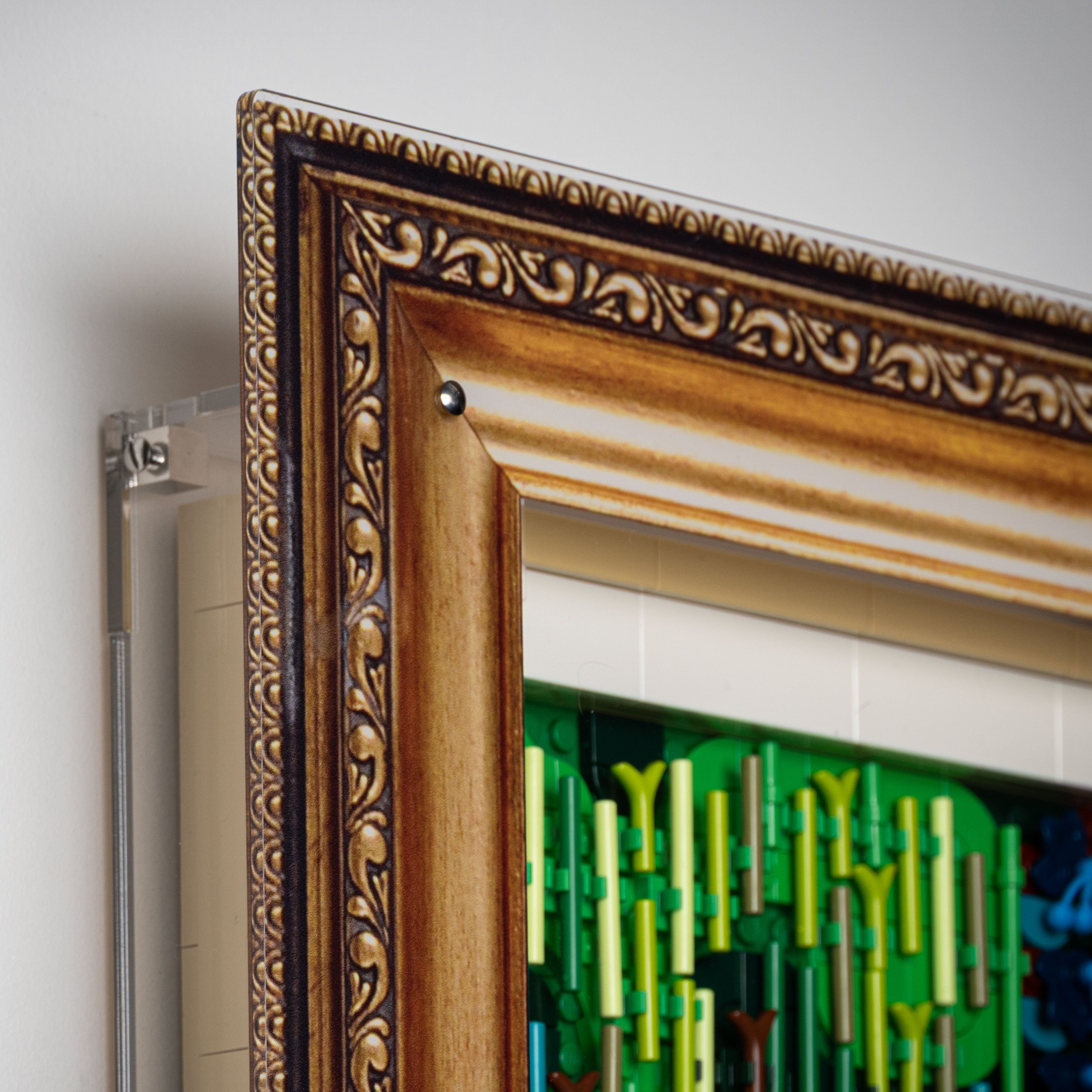 Wall Mounted Display Case for LEGO® Art: Claude Monet – Bridge over a Pond of Water Lilies (31220)