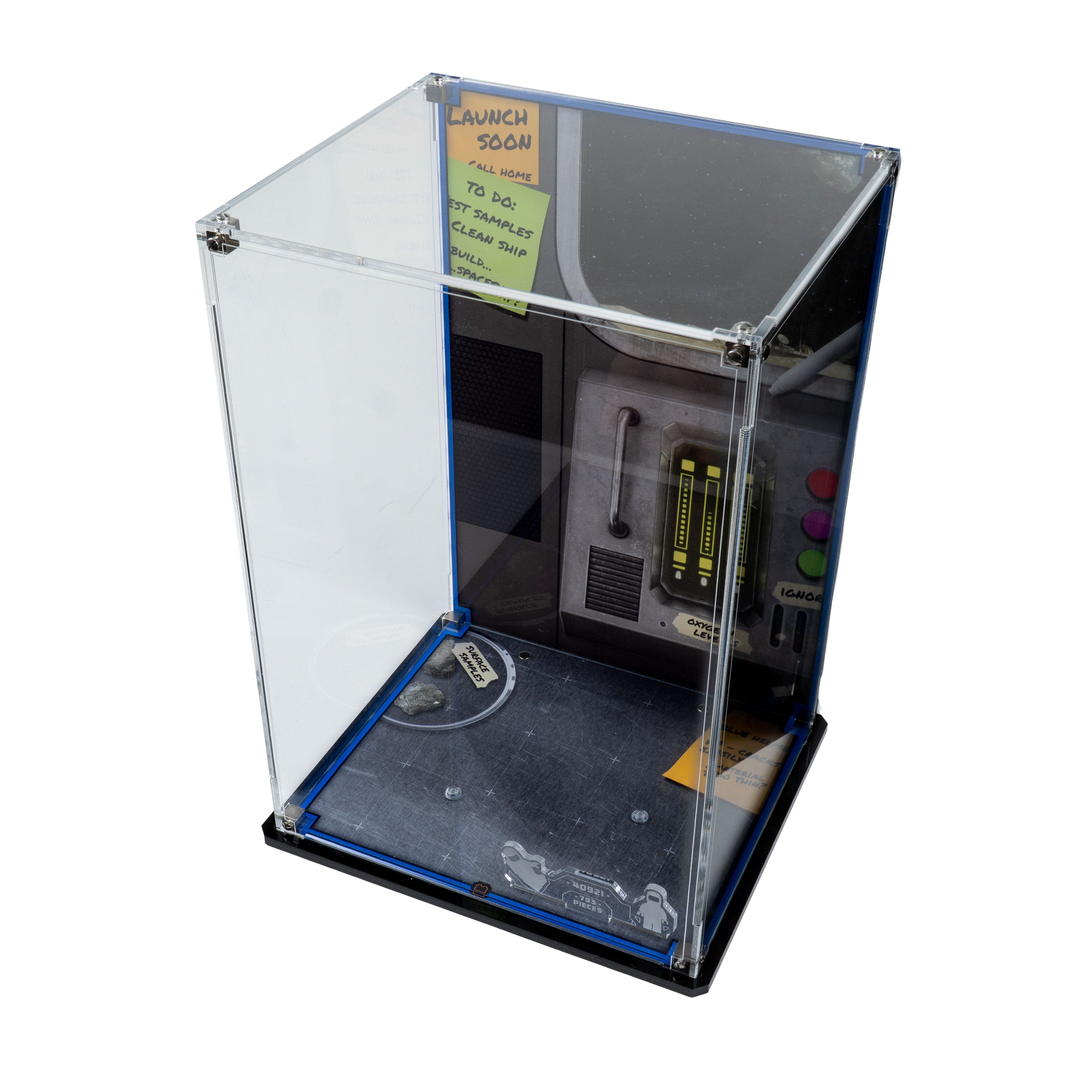 Display Case for LEGO® Up-Scaled Blue Astronaut Minifigure (40921)