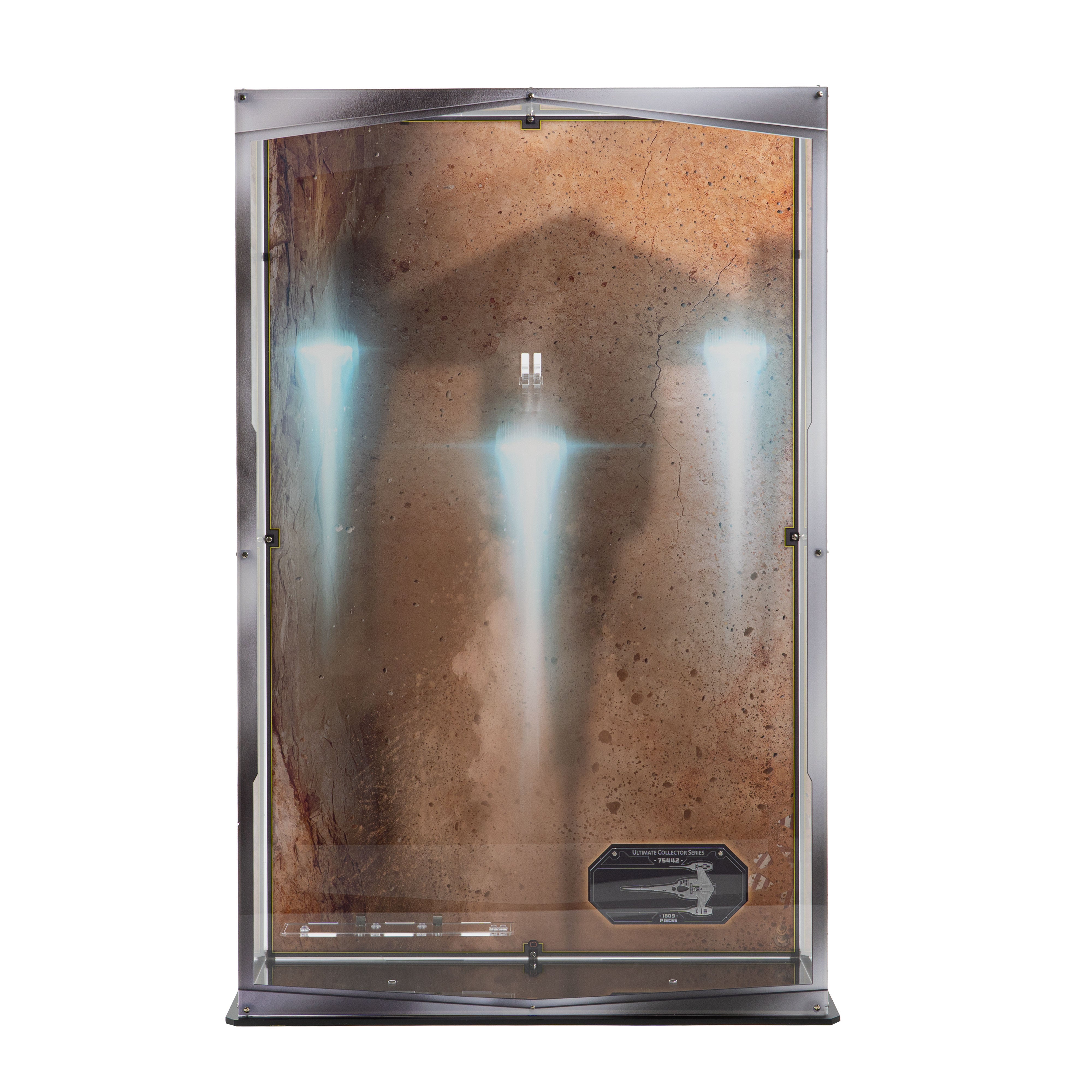 Wall Mountable Display Case for LEGO® Star Wars™ The Mandalorian's N-1 Starfighter™ (75442)