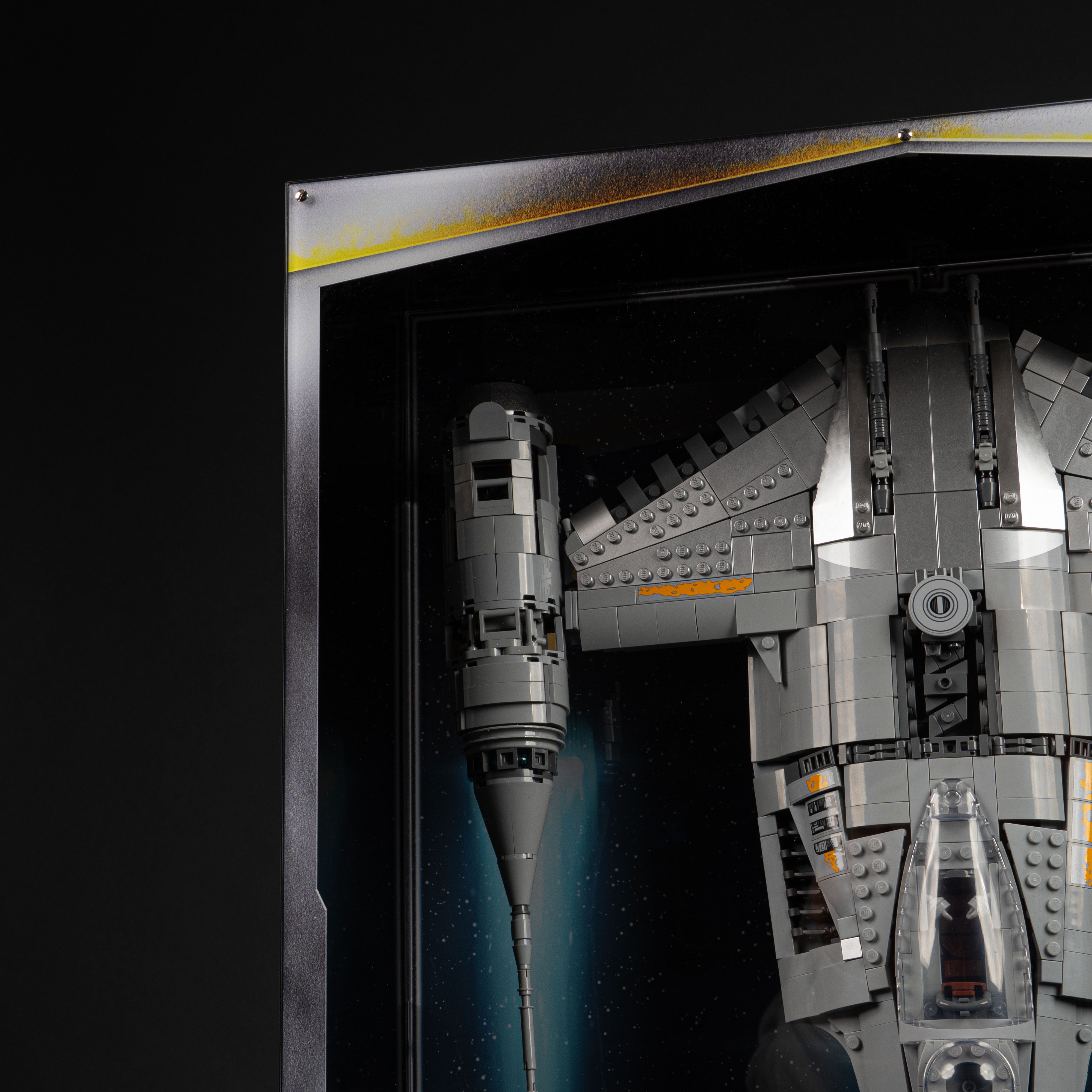 Limited Edition Wall Mountable Display Case for LEGO® Star Wars™ The Mandalorian's N-1 Starfighter™ (75442)