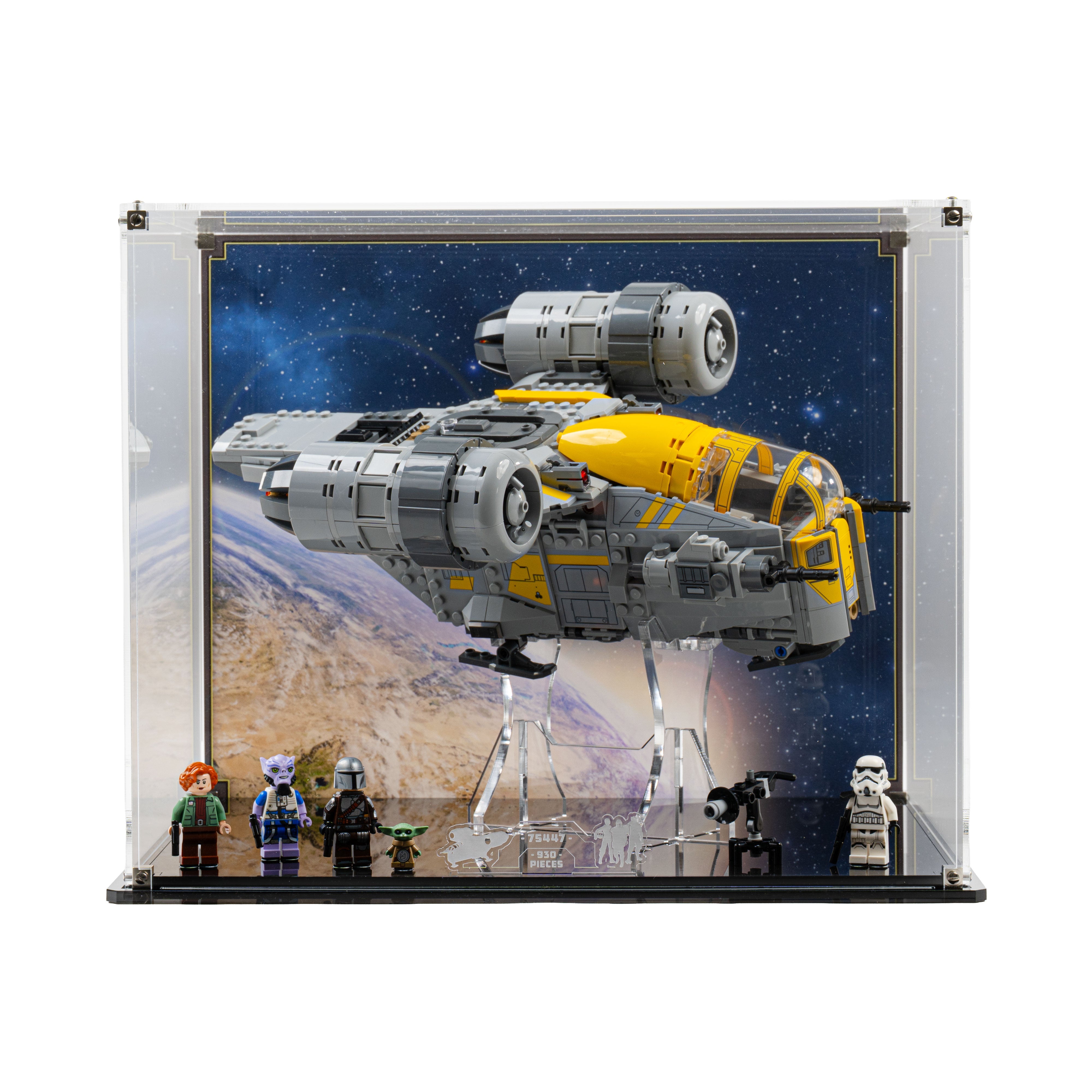 Display Case for LEGO® Star Wars™ The Razor Crest™ (75447)