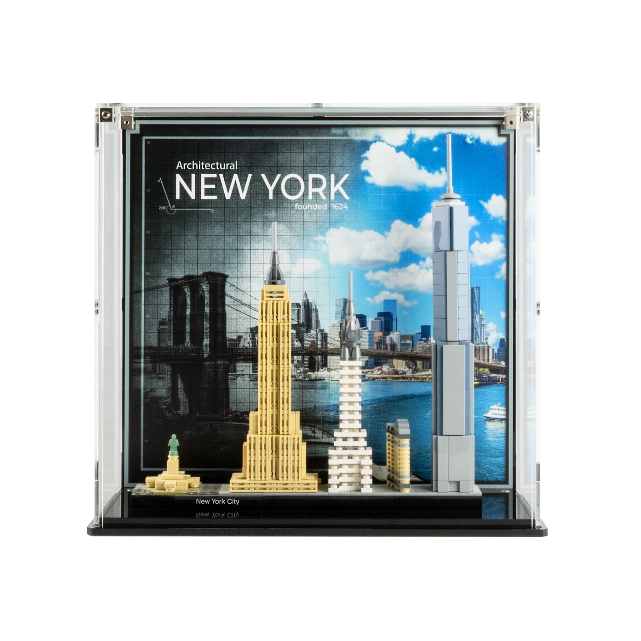 Display Case for LEGO® Architecture: New York Skyline (21028)
