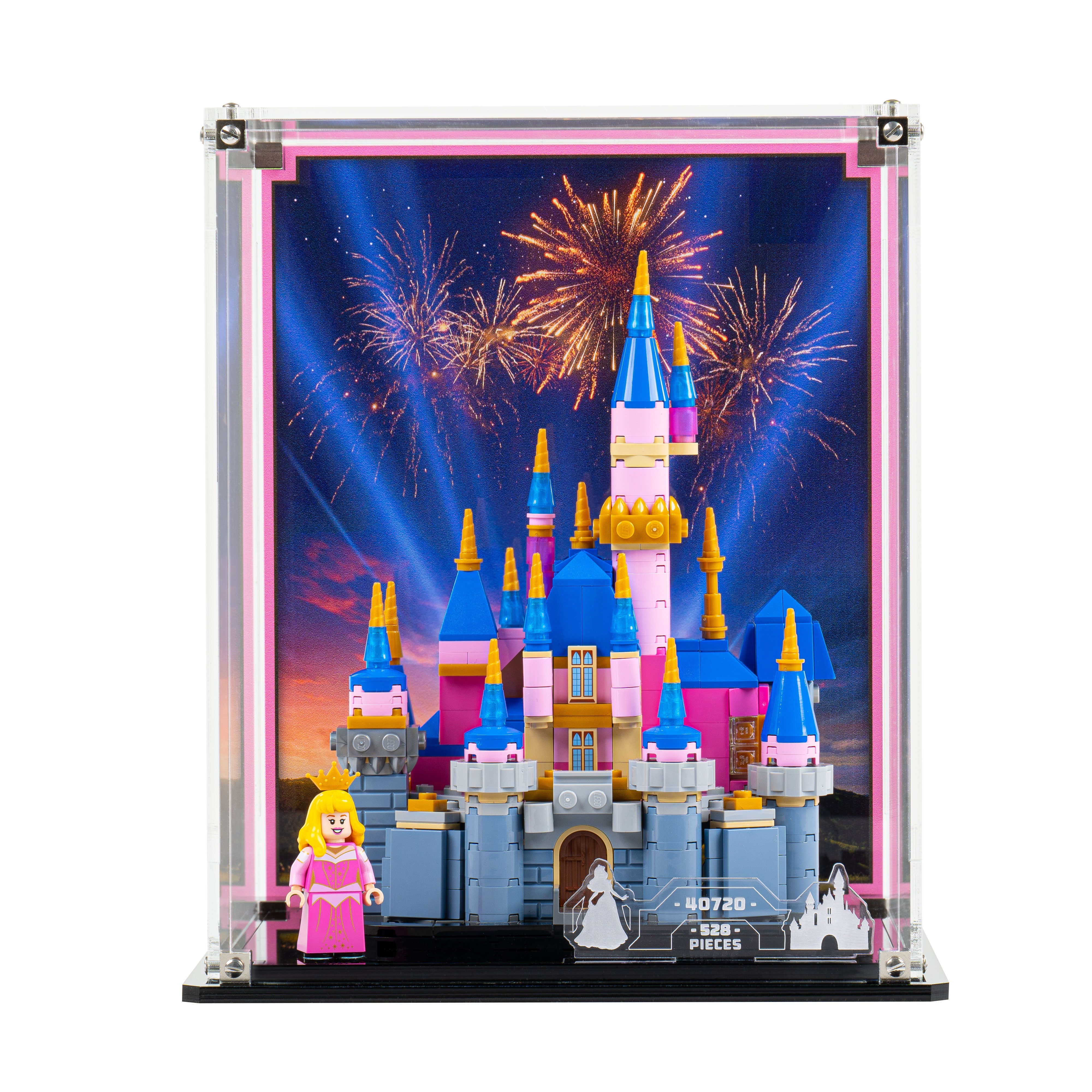 Display Case for LEGO® Mini Disney Sleeping Beauty Castle (40720)
