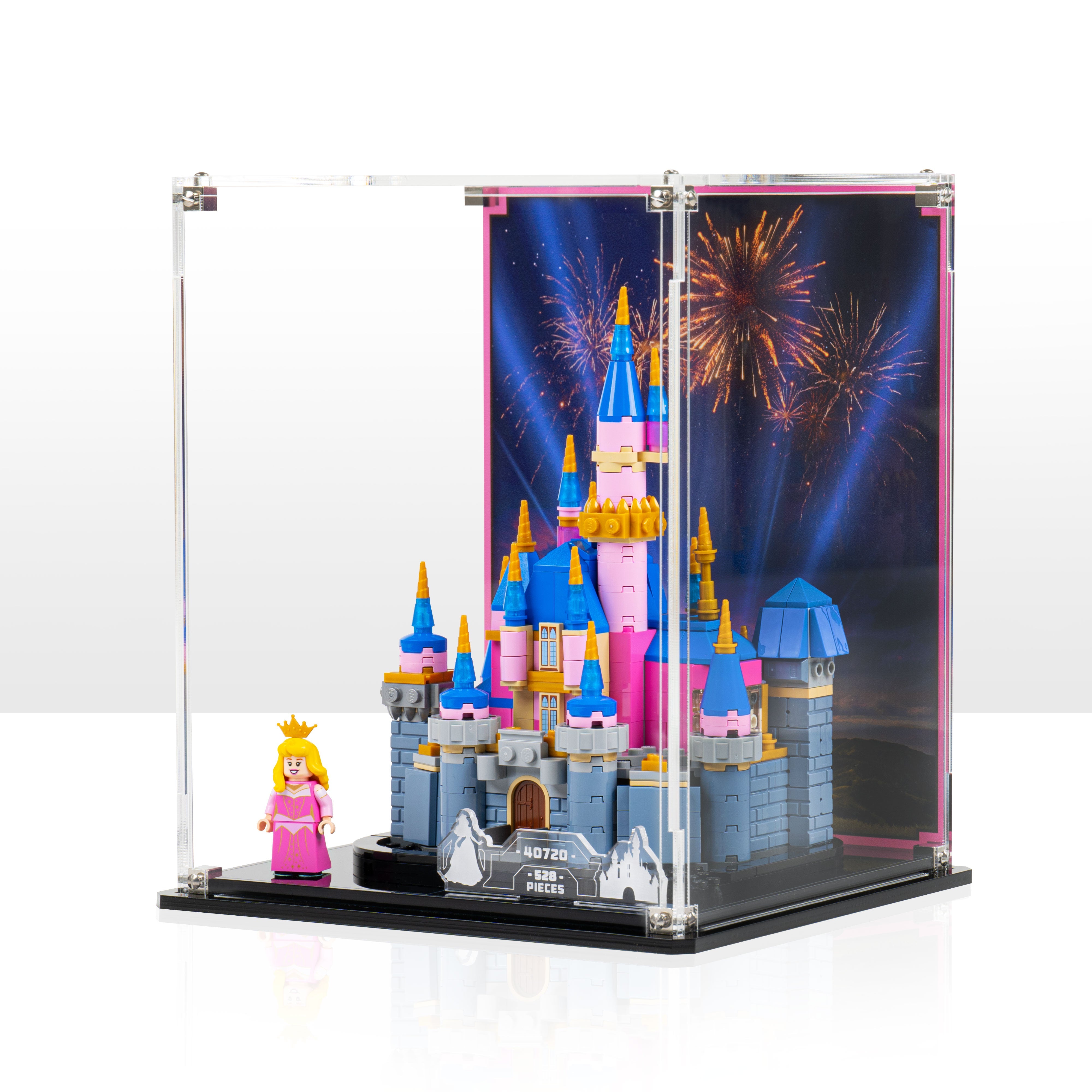Display Case for LEGO® Mini Disney Sleeping Beauty Castle (40720)