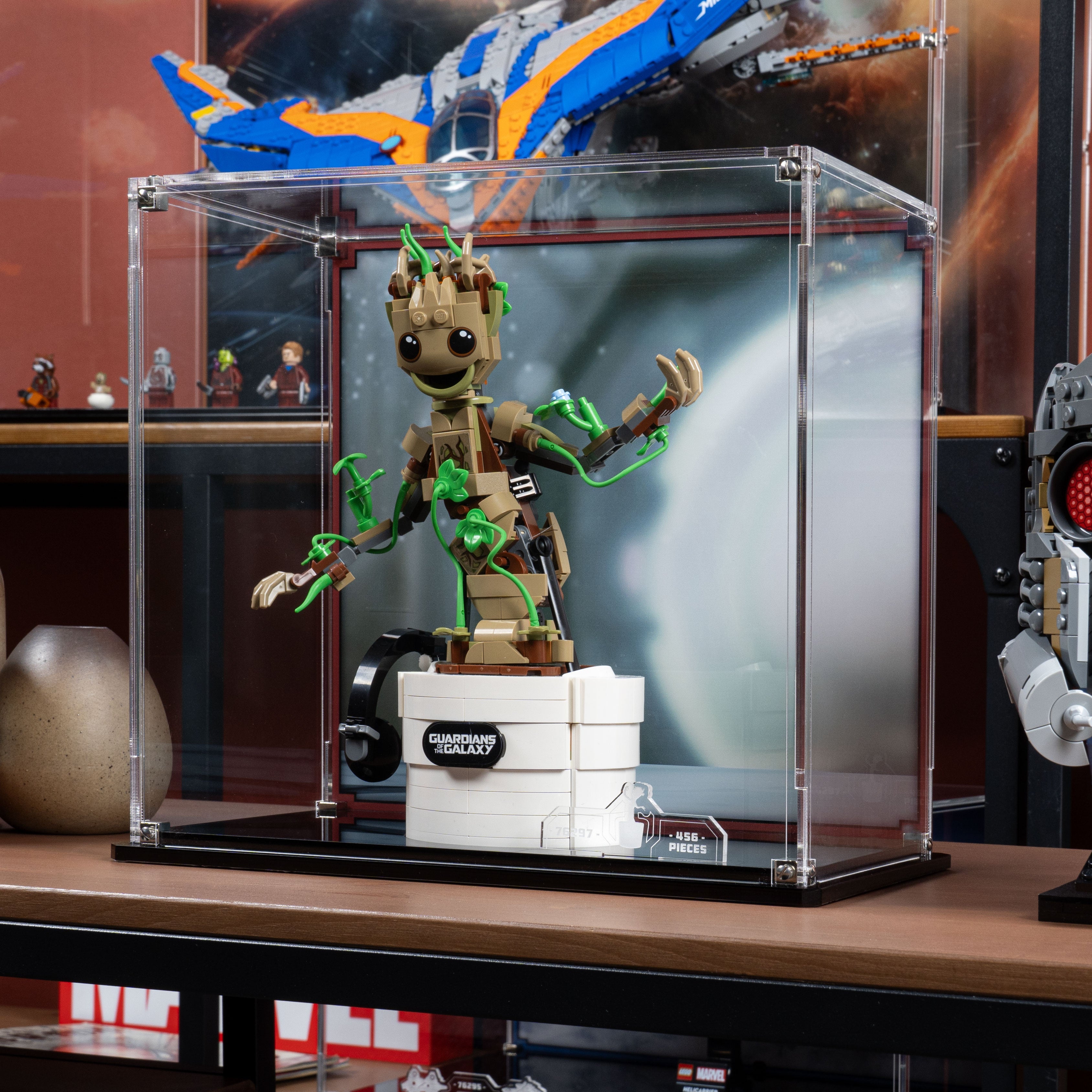 Display Case for LEGO® Marvel™ Dancing Groot (76297)