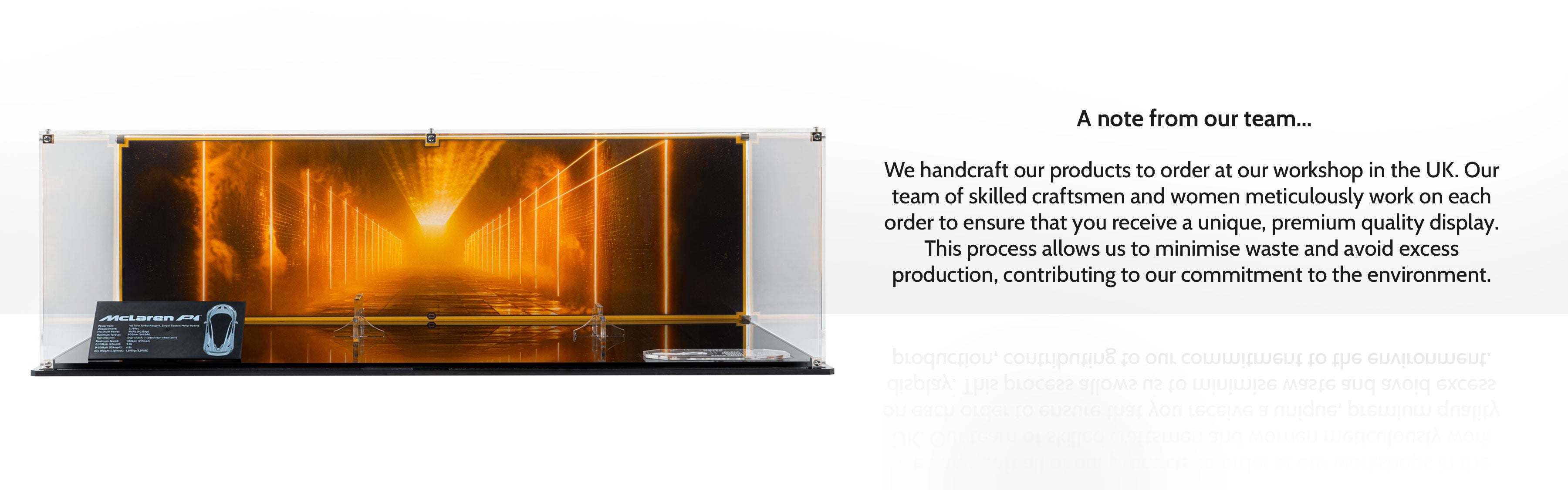 Wall Mounted Display for LEGO® Technic™ McLaren P1™ (42172)