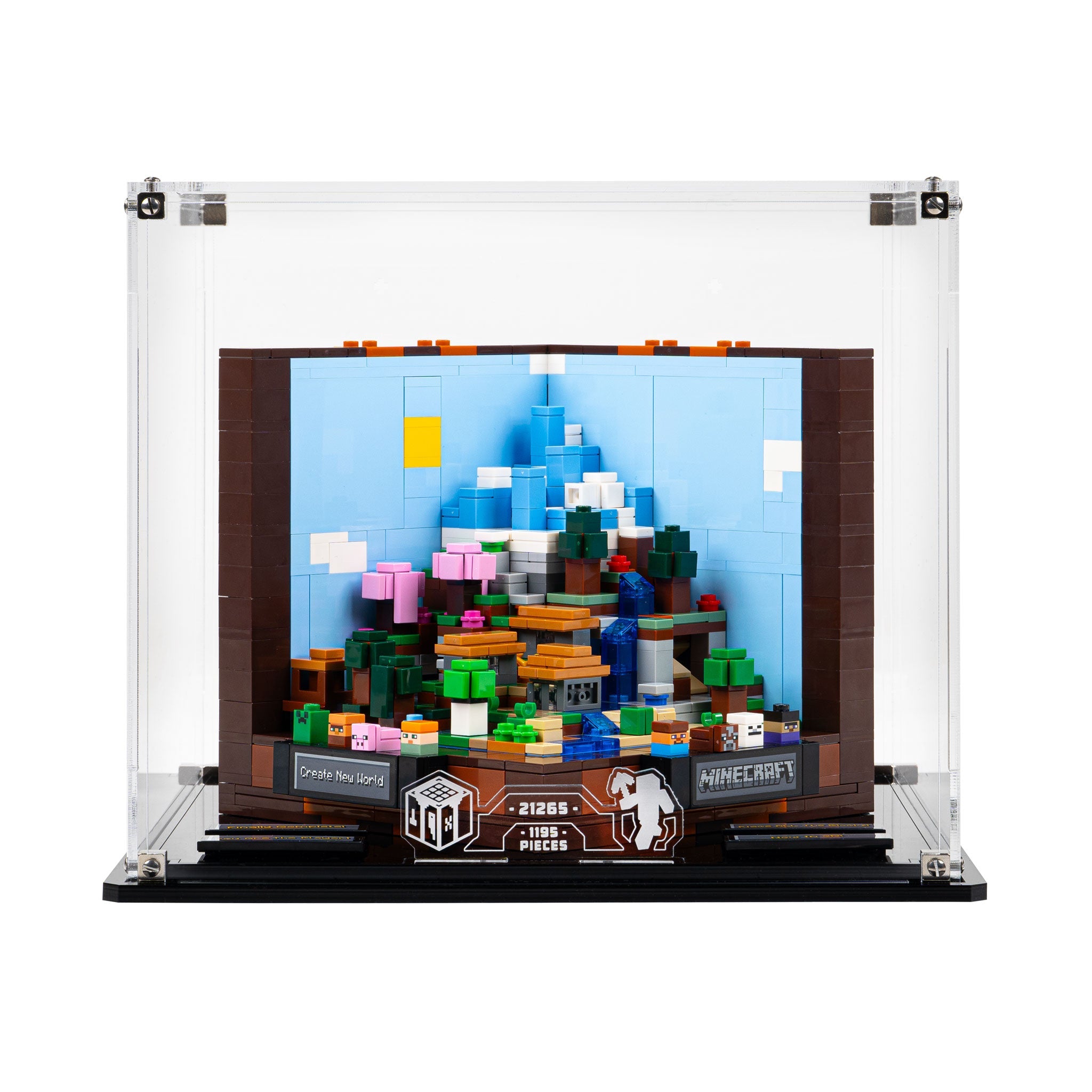 Display Case for LEGO® Minecraft™: Crafting Table (21265)