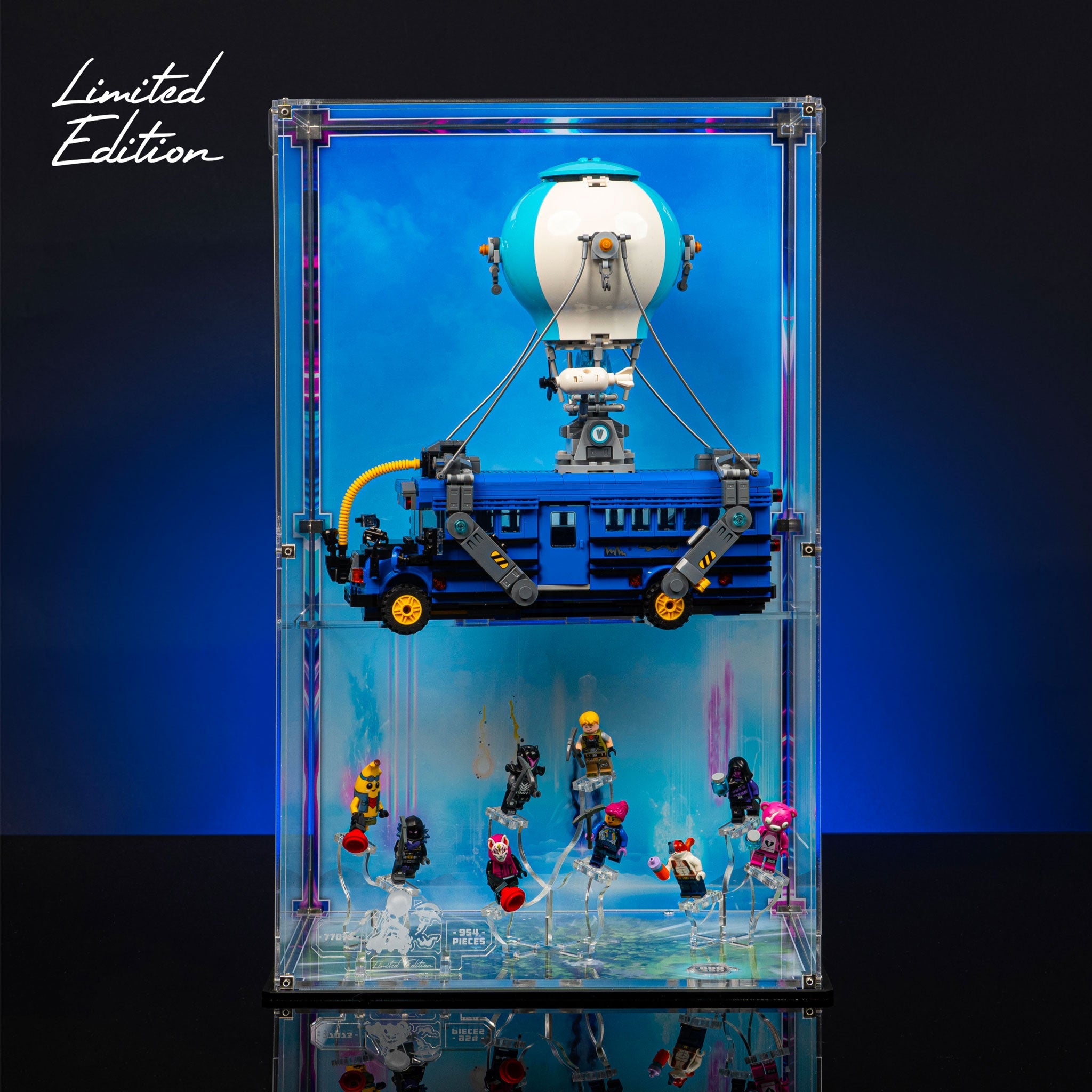Limited Edition Display Case for LEGO® Fortnite™: Battle Bus (77073)