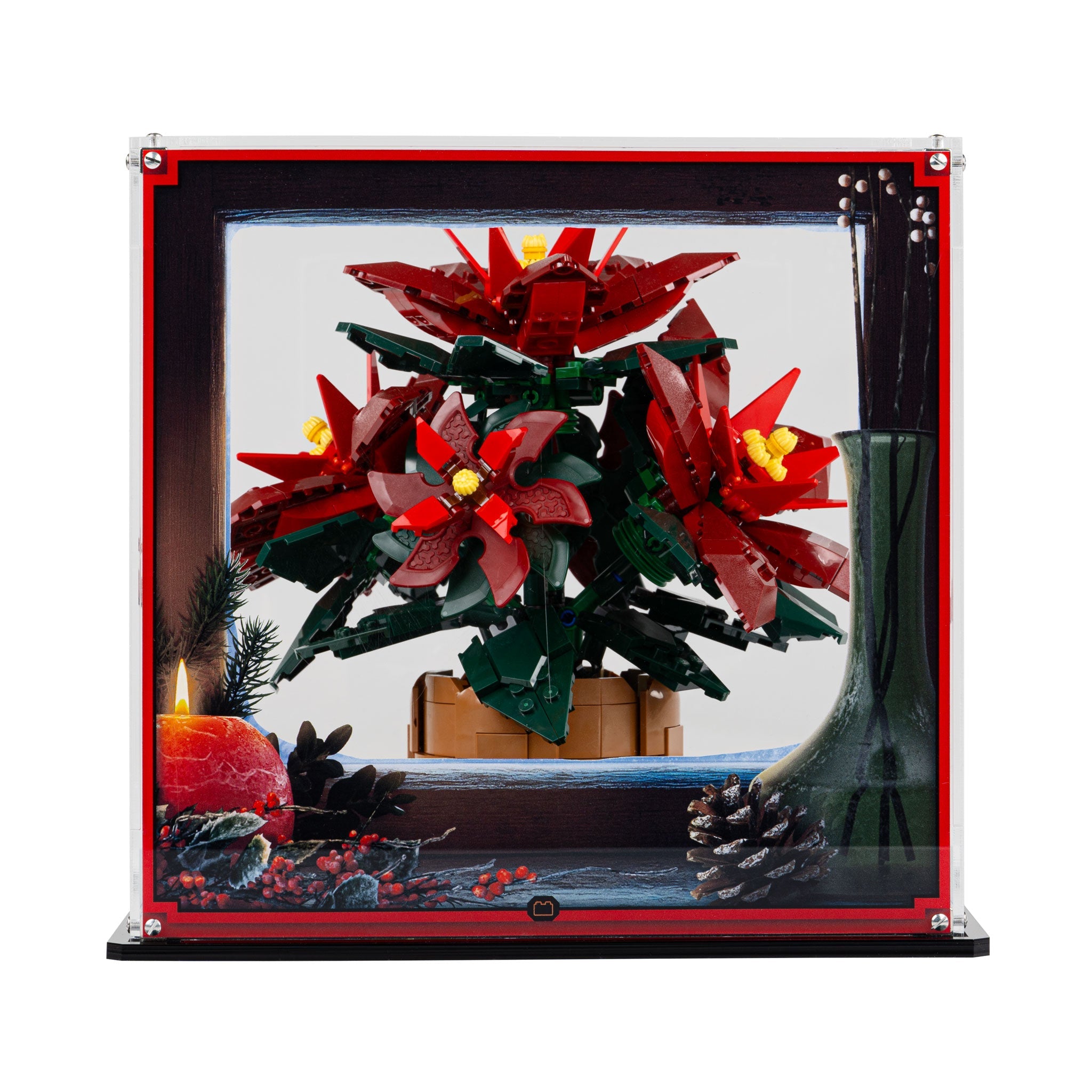 Display Case for LEGO Icons: Poinsettia (10370)
