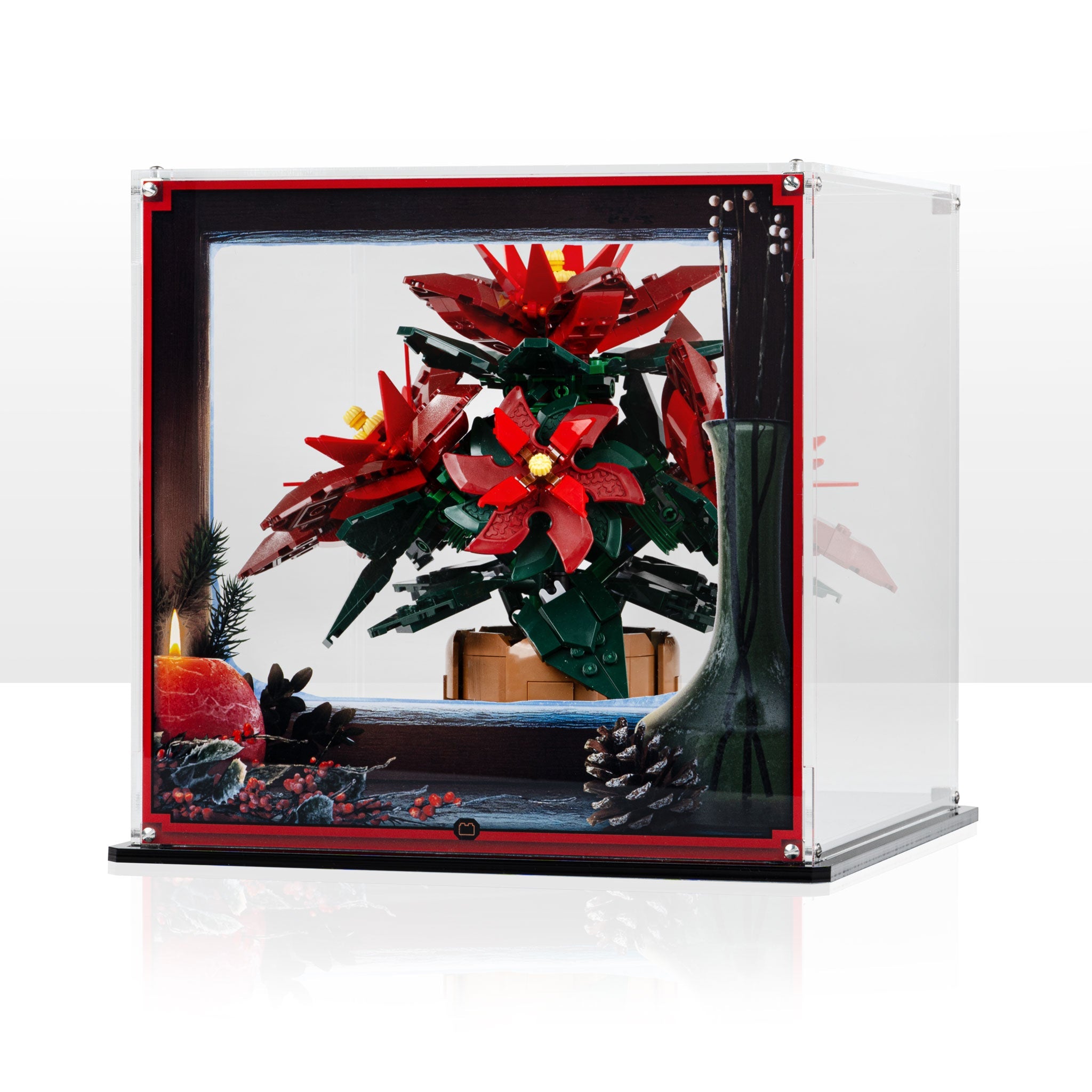 Display Case for LEGO Icons: Poinsettia (10370)