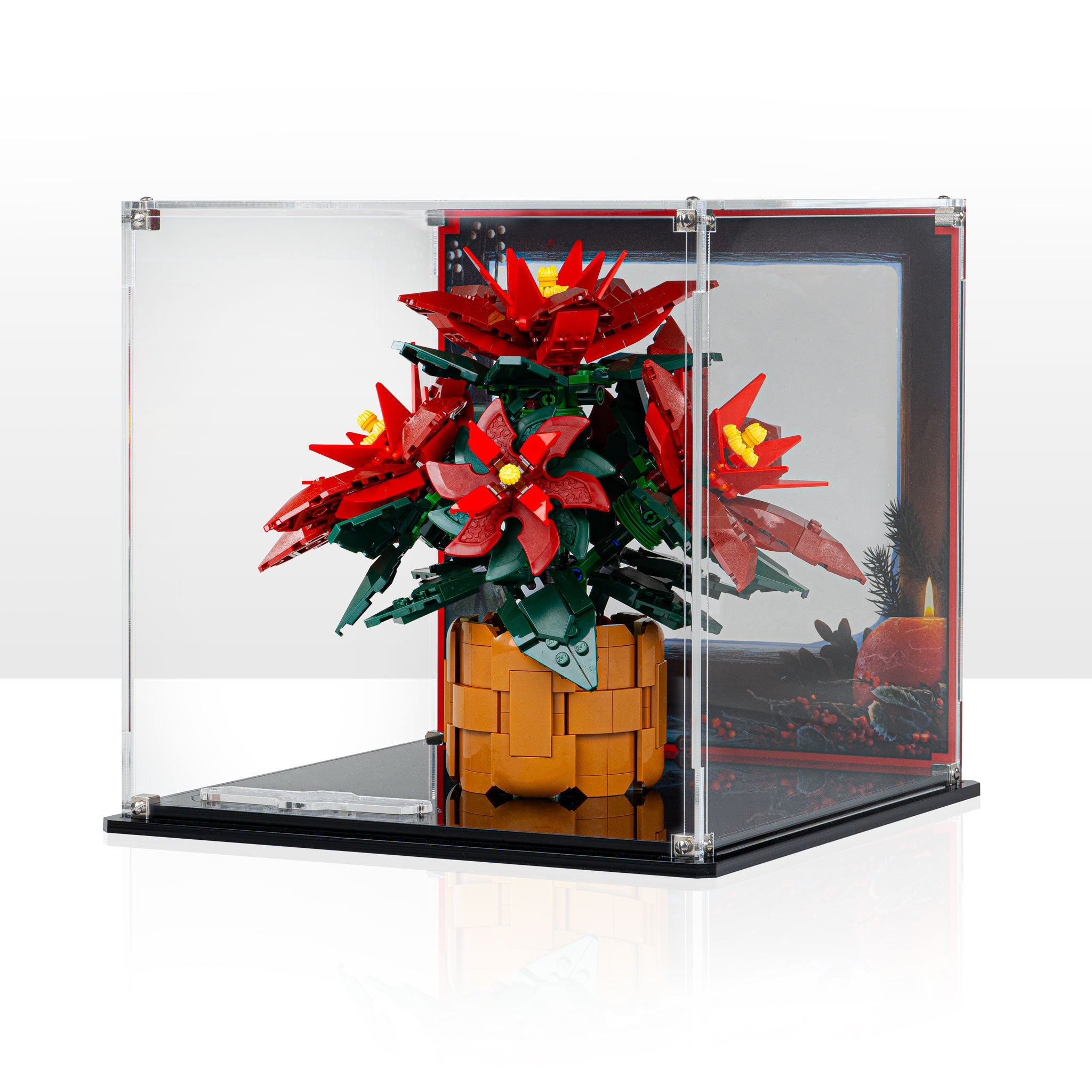 Display Case for LEGO Icons: Poinsettia (10370)