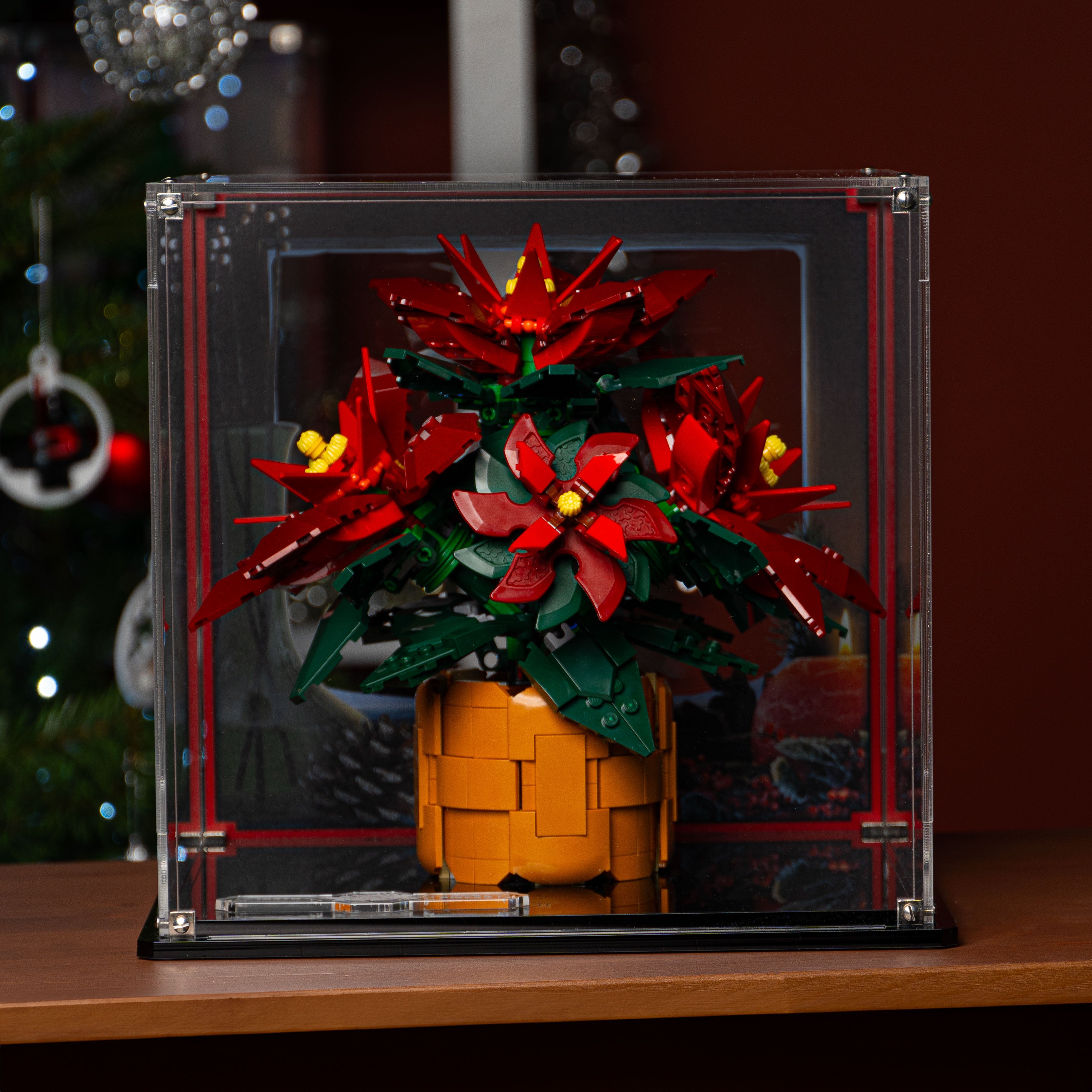 Display Case for LEGO Icons: Poinsettia (10370)