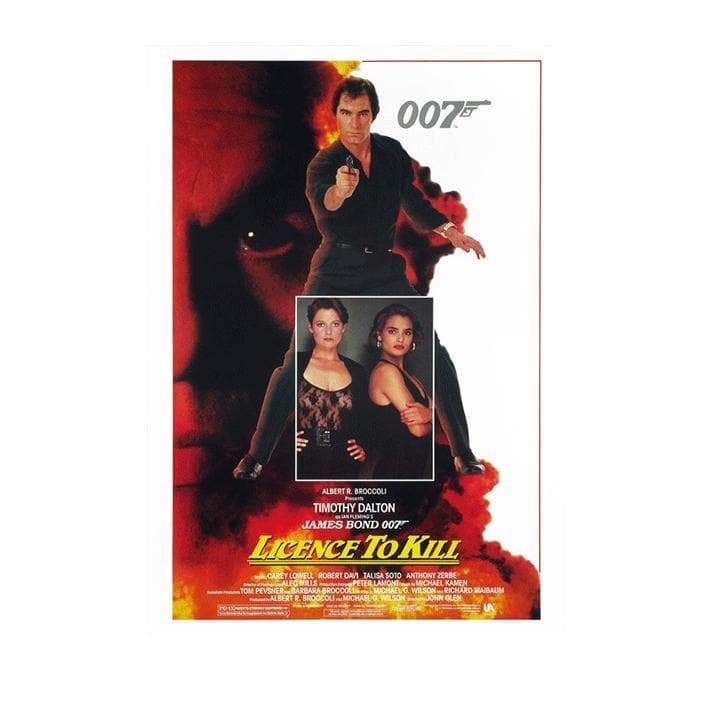 James Bond Licence To Kill Postcard