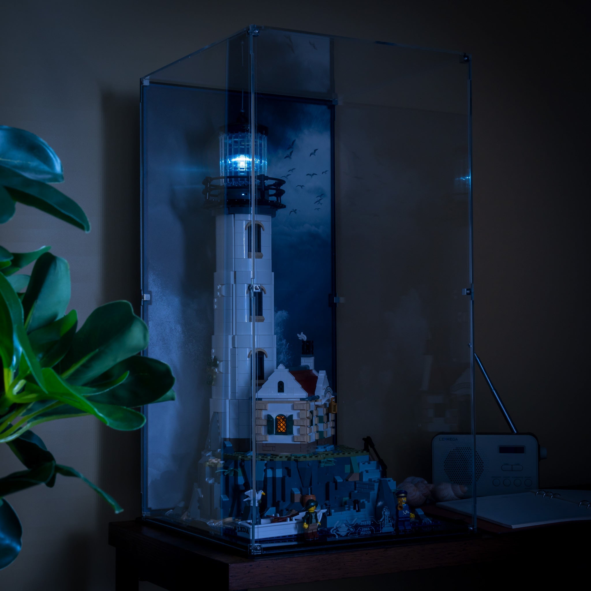 Display Case for LEGO® Ideas: Motorised Lighthouse (21335)