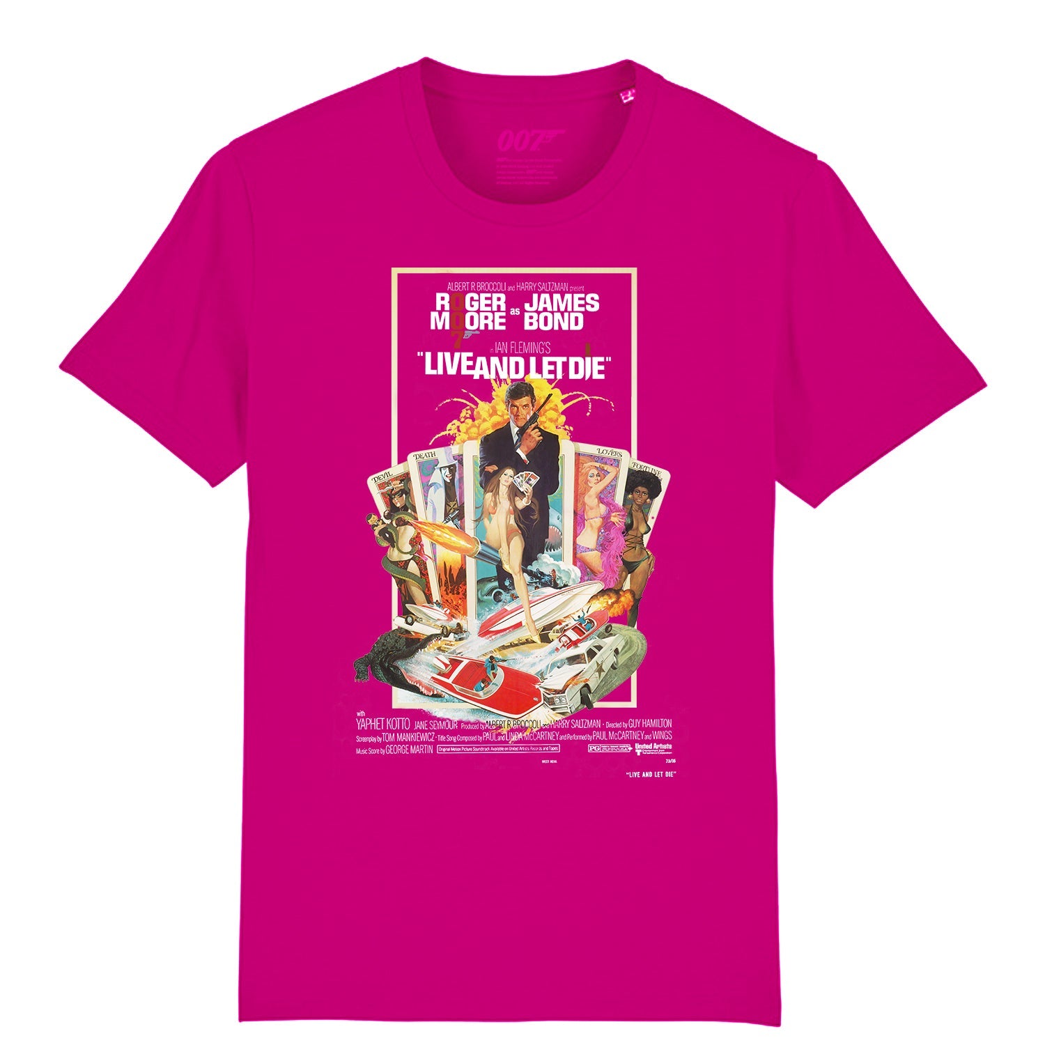 James Bond Live And Let Die T-Shirt (4 colours)
