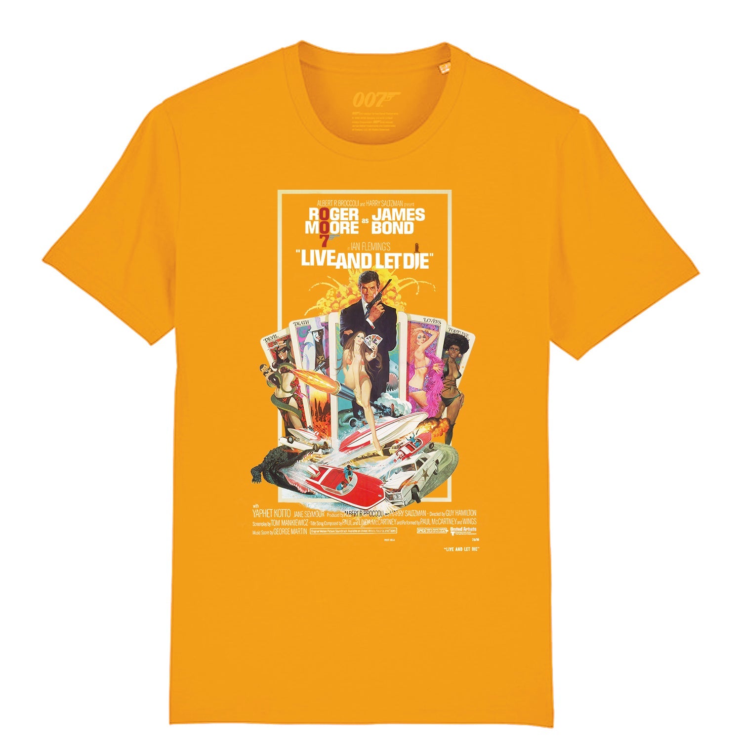 James Bond Live And Let Die T-Shirt (4 colours)