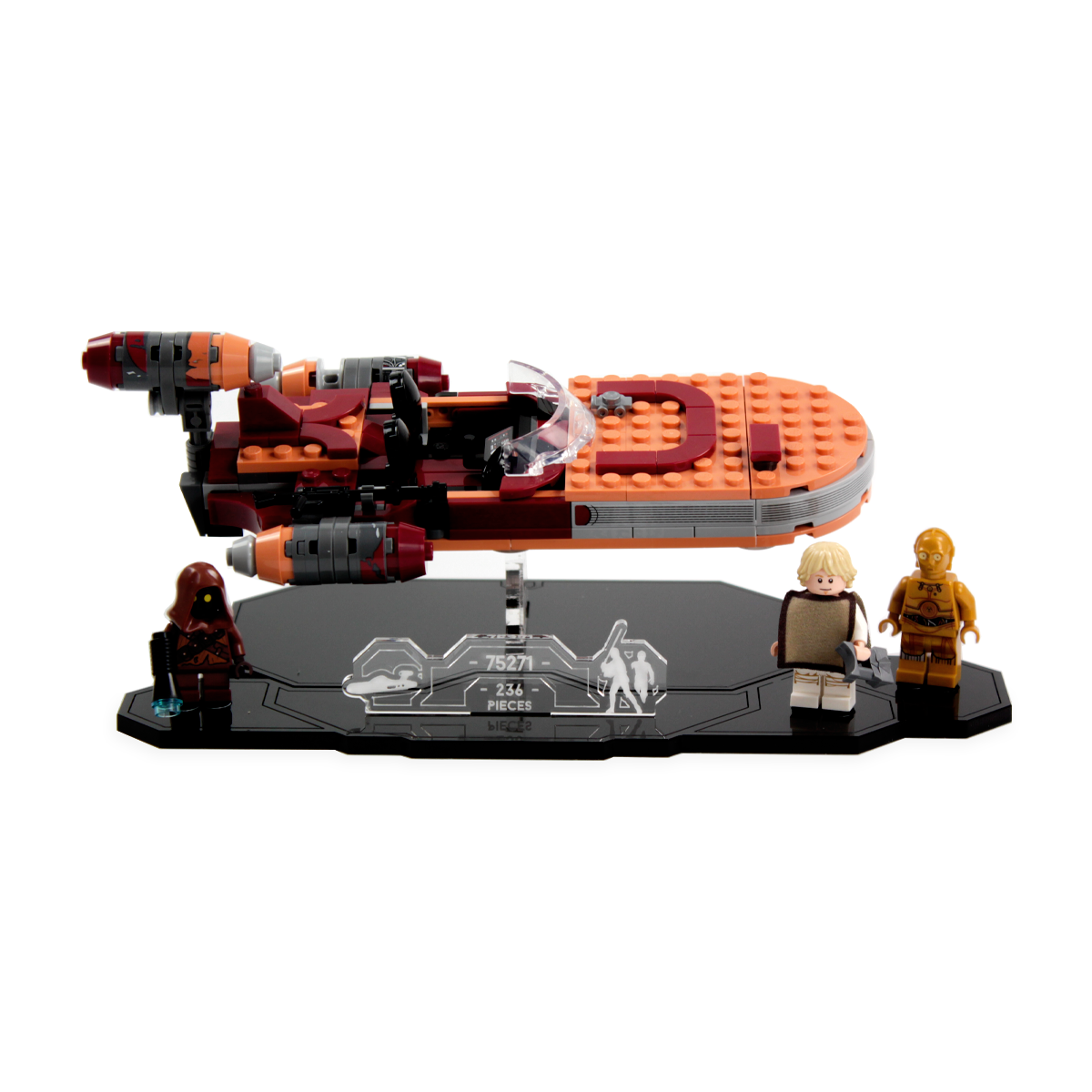 Display Stand for LEGO® Star Wars™ Luke's Landspeeder (75271)