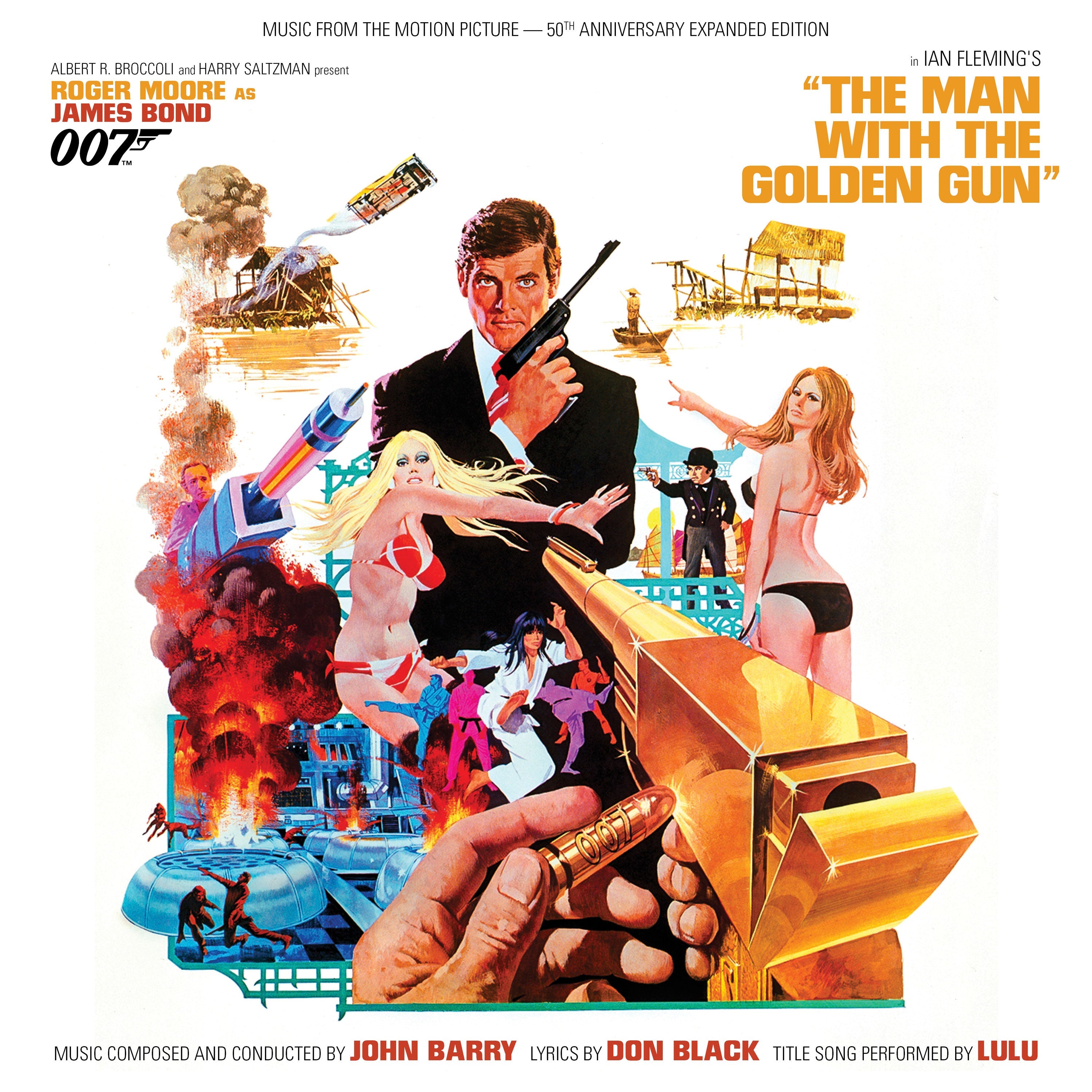 James Bond The Man With The Golden Gun Soundtrack Double CD Set - 50th Anniversary Expanded Remastered Edition