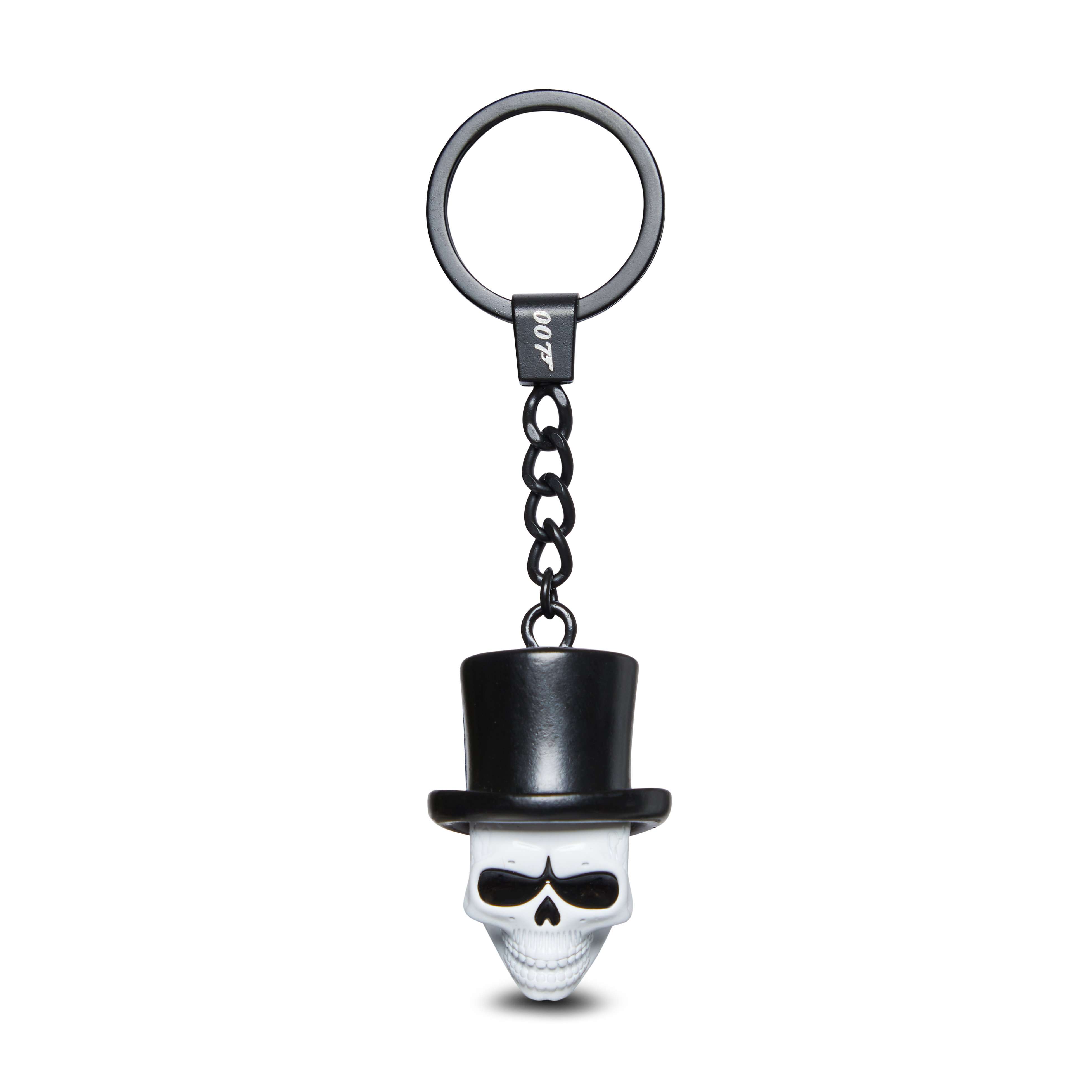 James Bond Spectre Skull Mask Metal & Enamel Keyring
