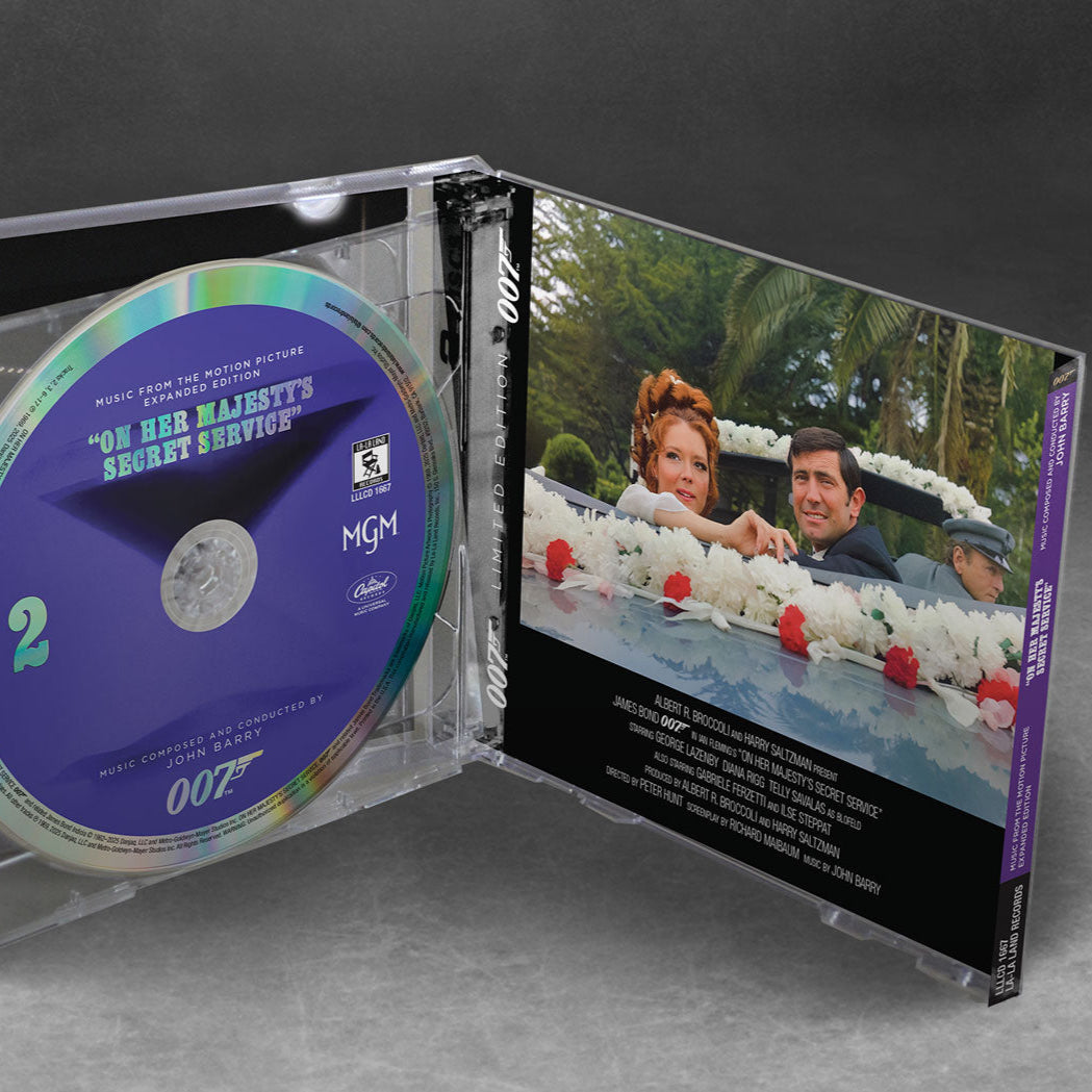 James Bond On Her Majesty's Secret Service Soundtrack Double CD Set - Expanded Remastered Edition