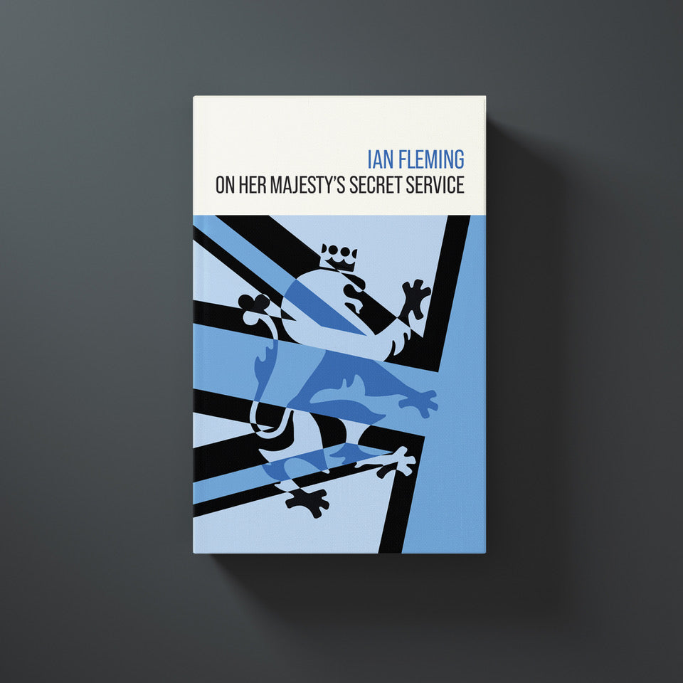 James Bond On Her Majesty's Secret Service Hardback Book - By Ian Fleming