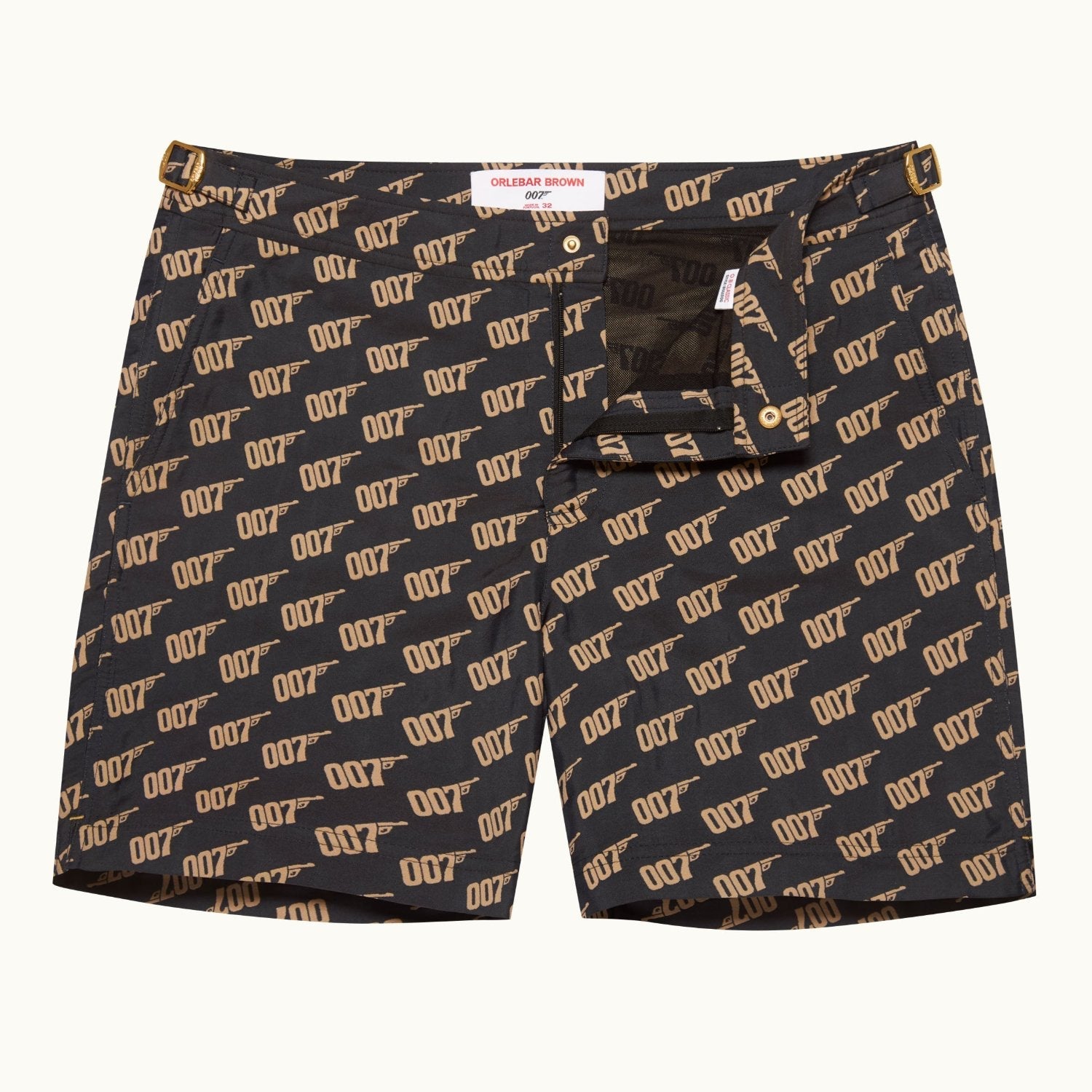James Bond 007 Monogram Swim Shorts - By Orlebar Brown