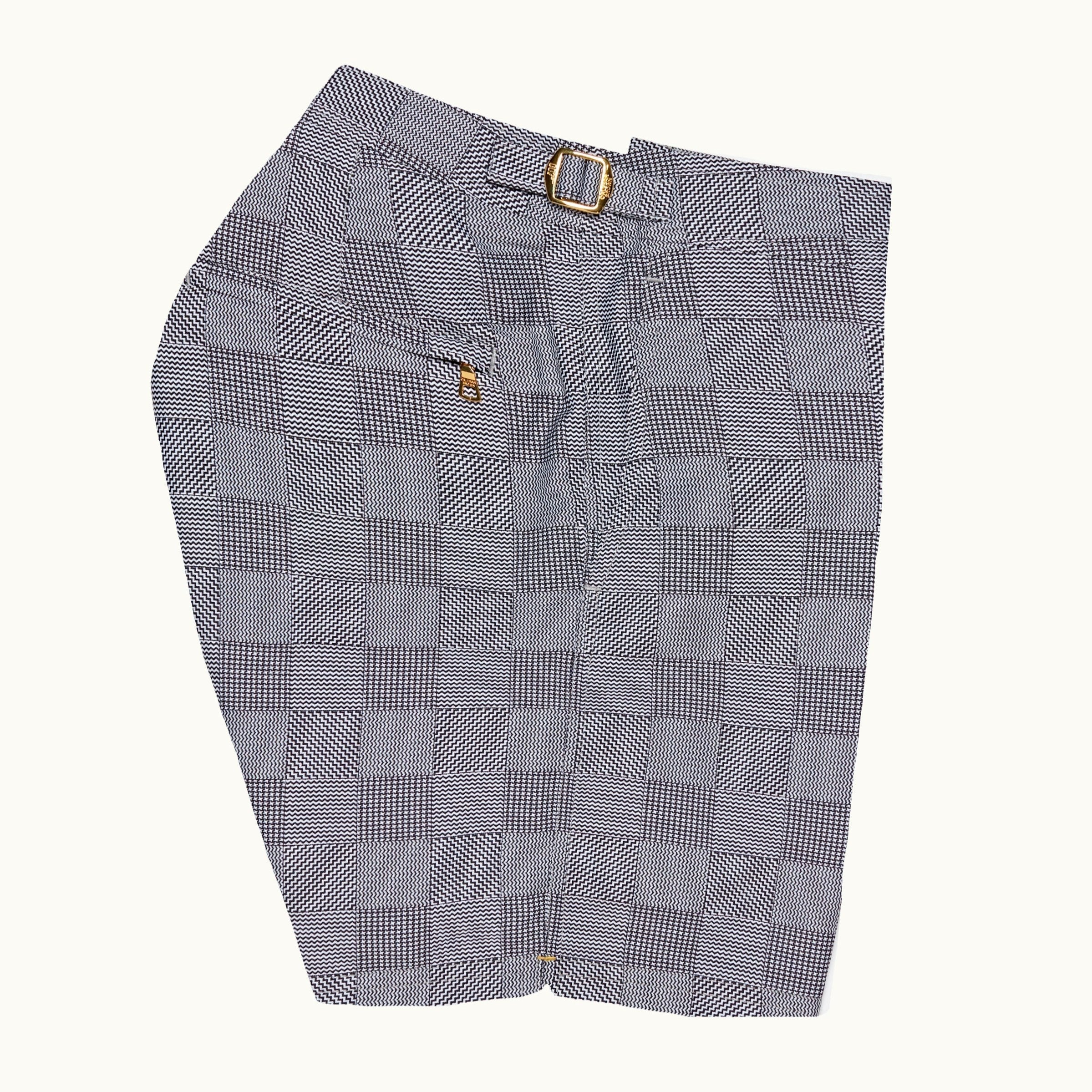 James Bond Glen Check Swim Shorts - By Orlebar Brown