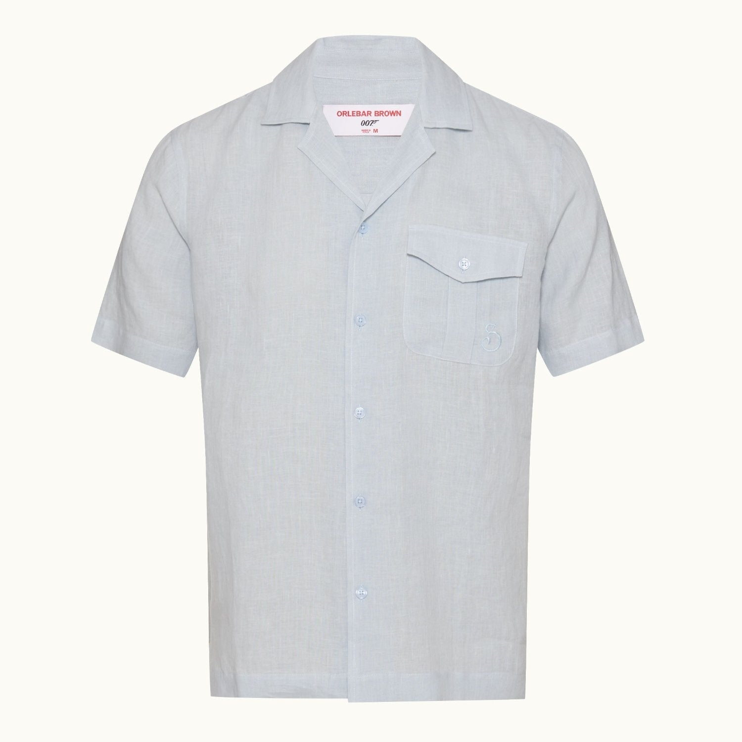 James Bond Scaramanga Linen Shirt - By Orlebar Brown