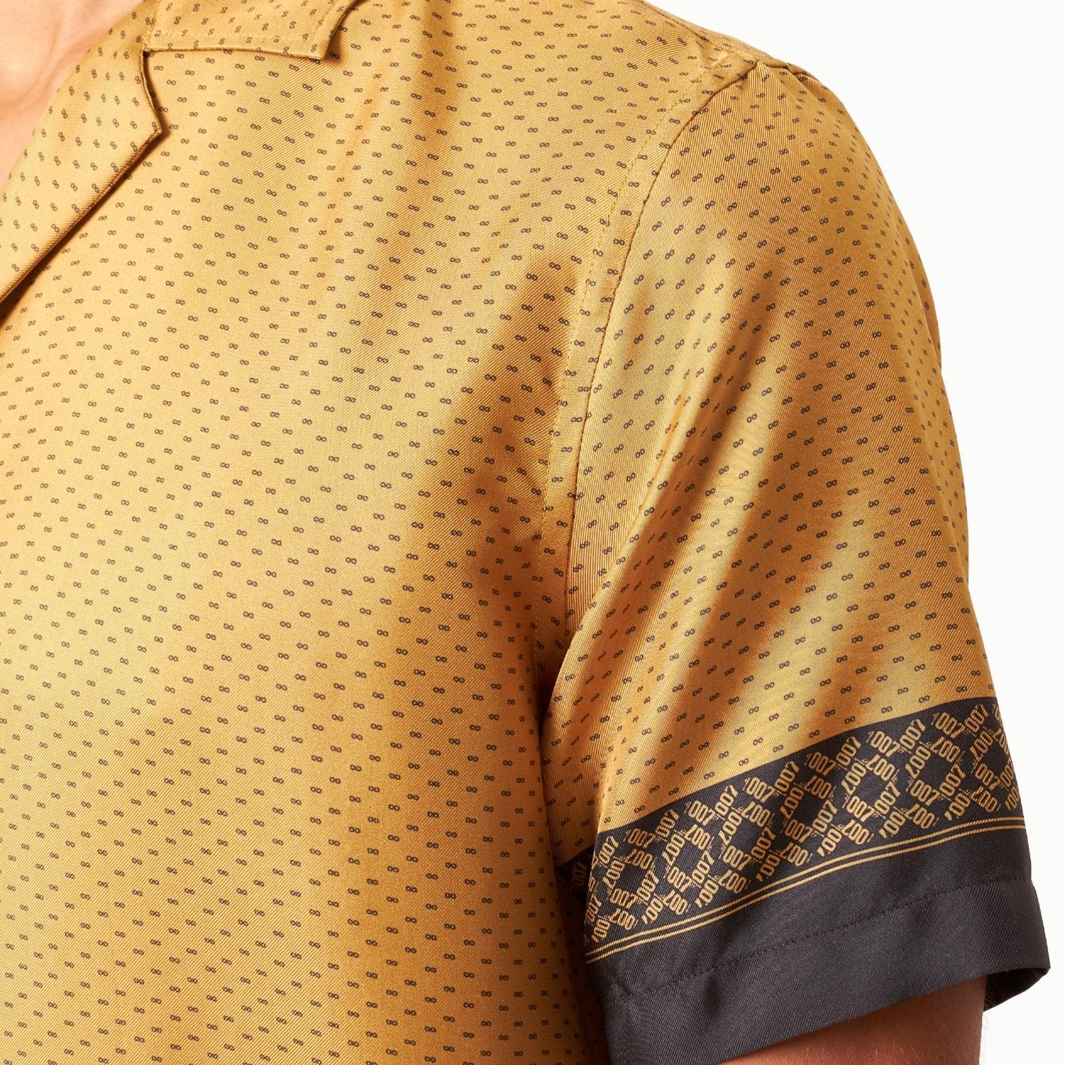 James Bond Gold Silk Shirt - By Orlebar Brown