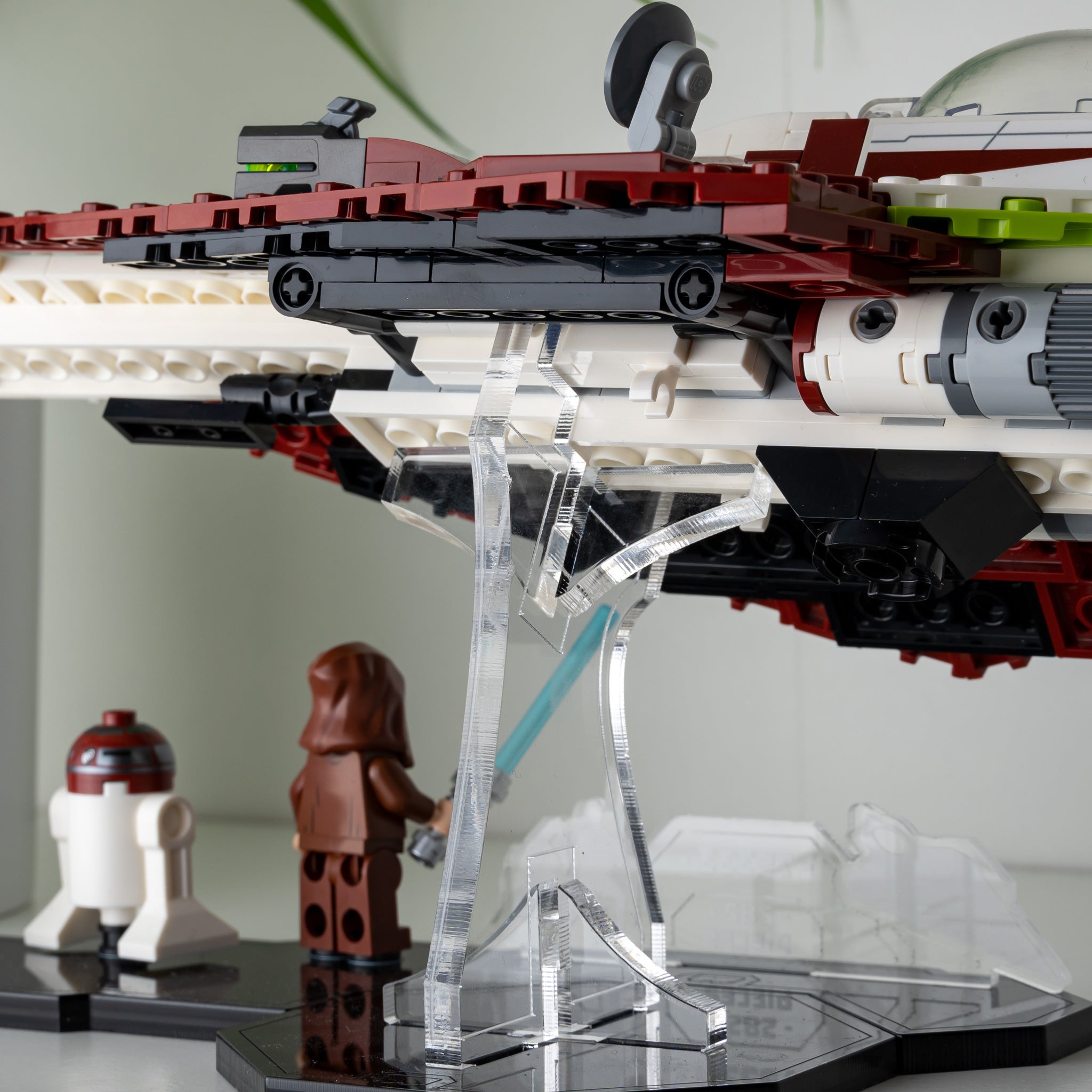 Display Stand for LEGO® Star Wars Obi-Wan Kenobi's Jedi Starfighter (75333)