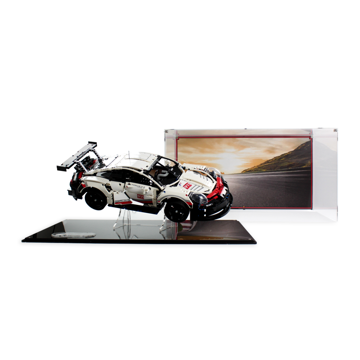 Display Case for LEGO® Technic: Porsche 911 RSR (42096)