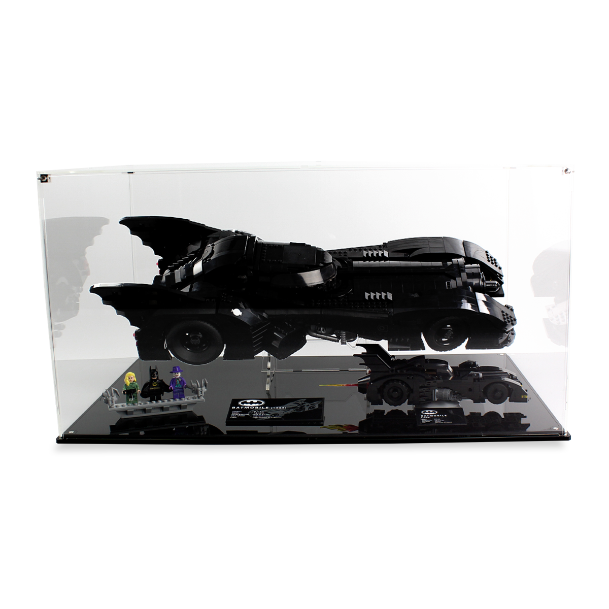 Dual Display Case for LEGO® DC: Batmobile (76139) and Batmobile (40433)