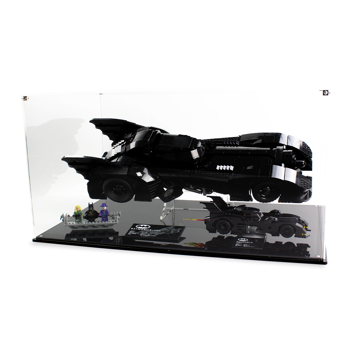 Dual Display Case for LEGO® DC: Batmobile (76139) and Batmobile (40433)