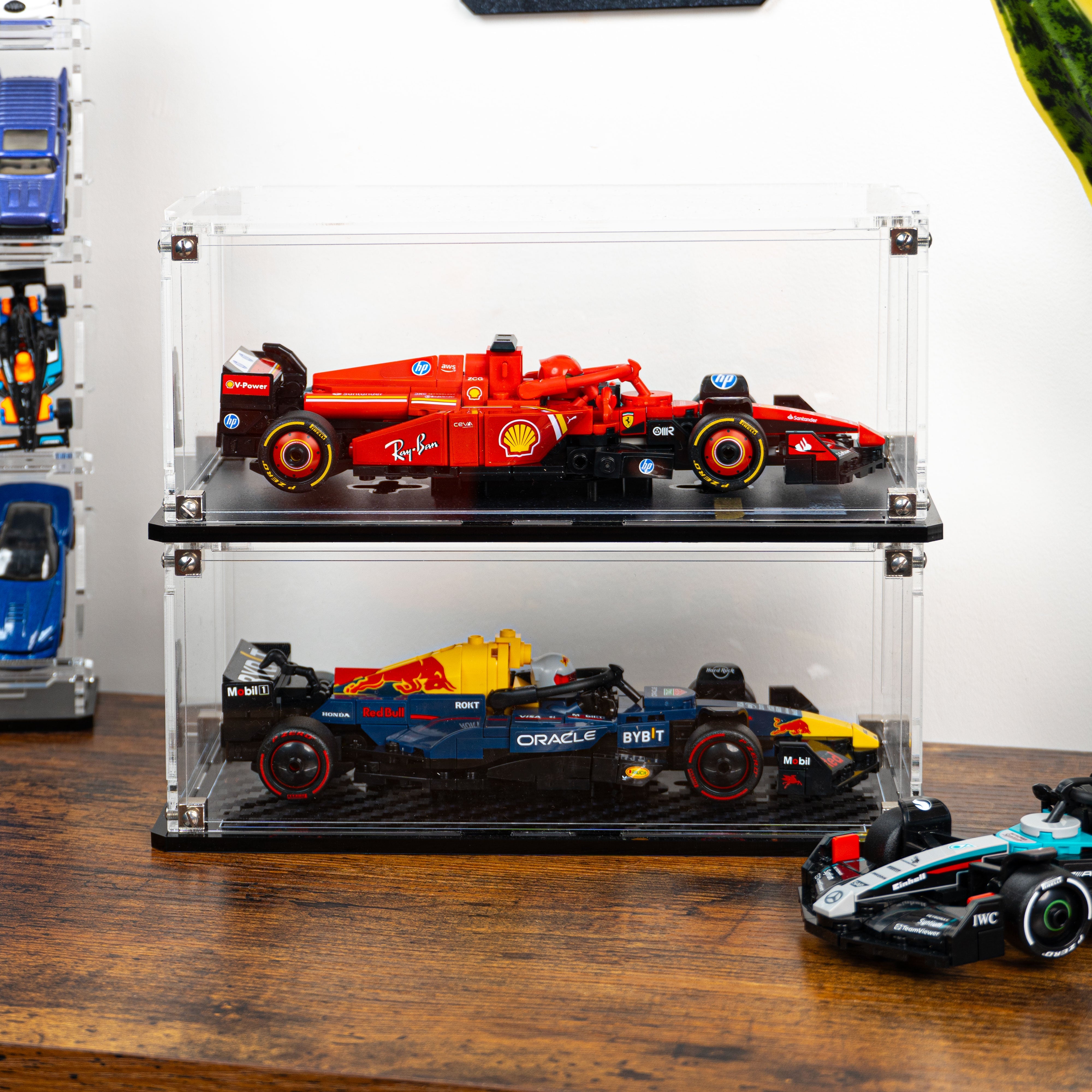 Wall Mountable Display Case for LEGO® Speed Champions: Formula 1 Range
