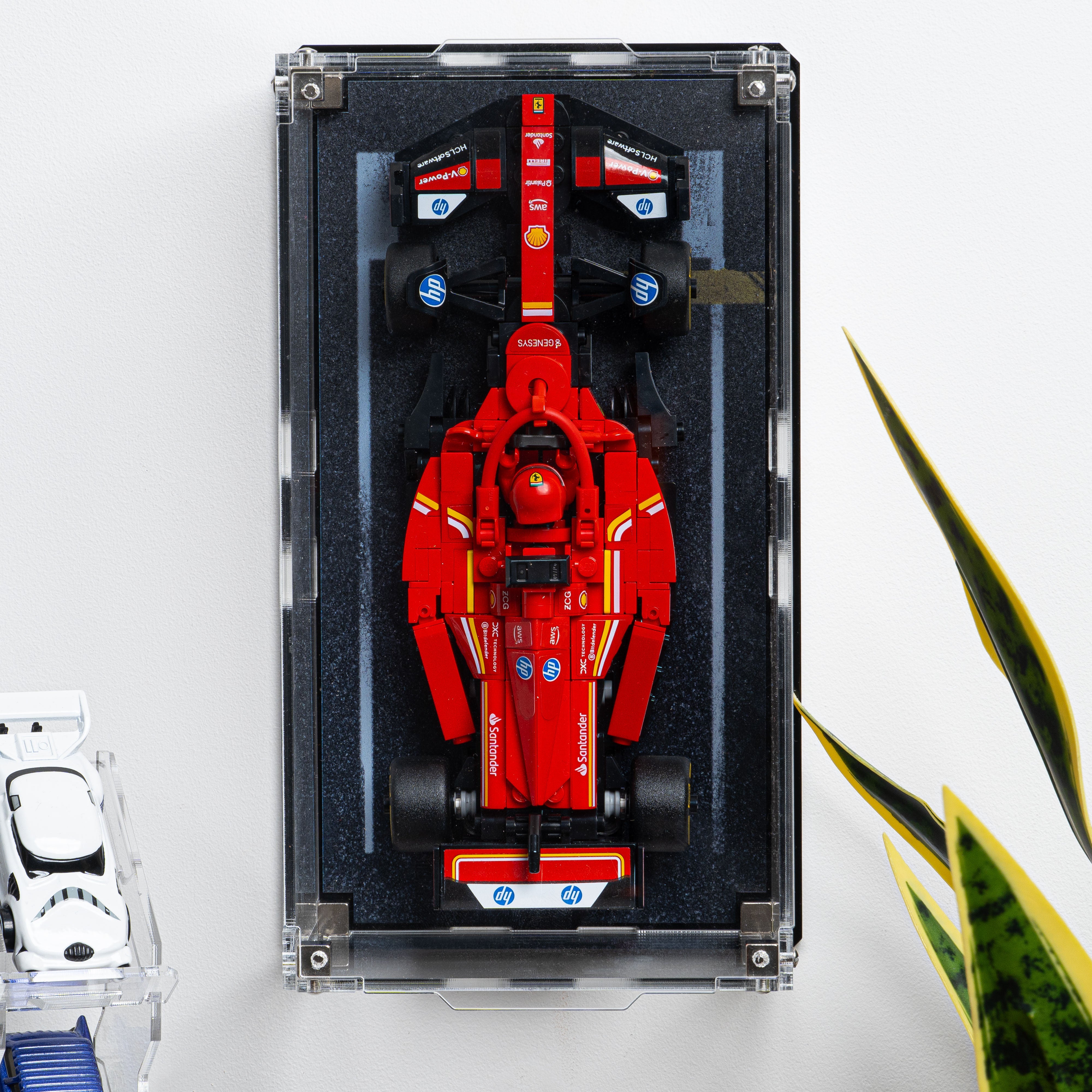 Wall Mountable Display Case for LEGO® Speed Champions: Formula 1 Range
