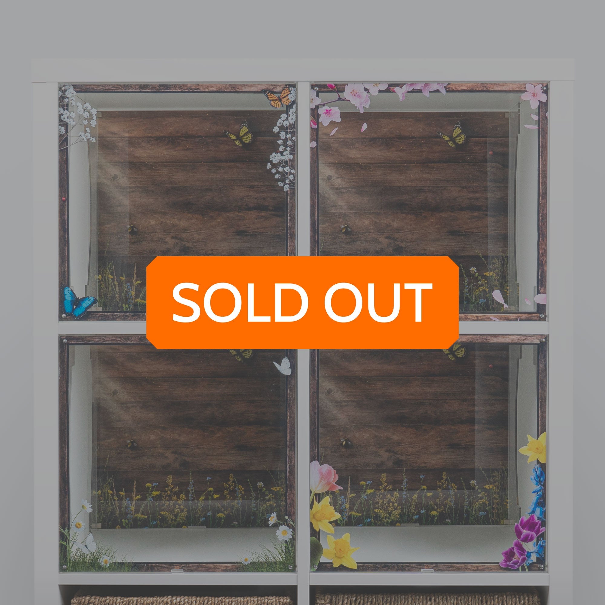 Decorative Spring Window Display Solution for IKEA® KALLAX