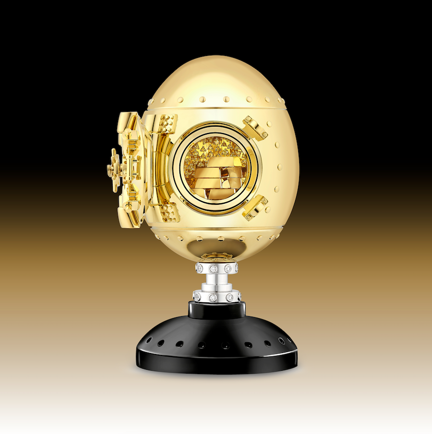 Fabergé x 007 Goldfinger Egg Objet - Numbered Edition