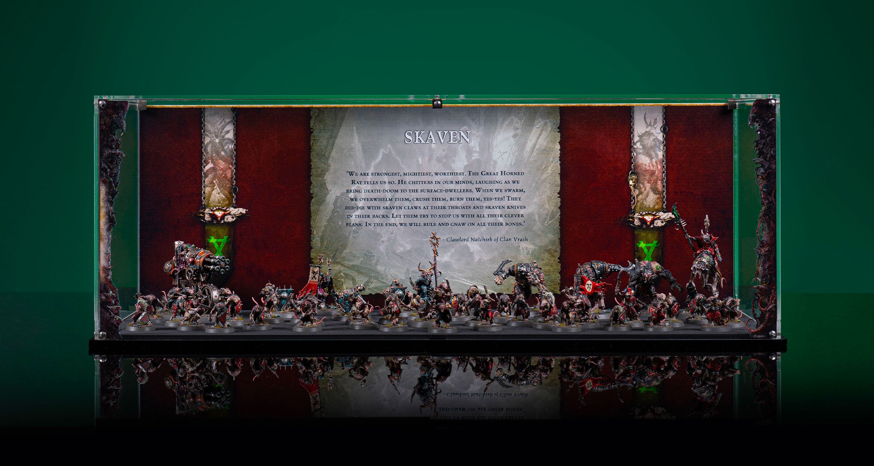 Limited Edition Display Case for Warhammer® Age of Sigmar: Skaventide - Skaven Army