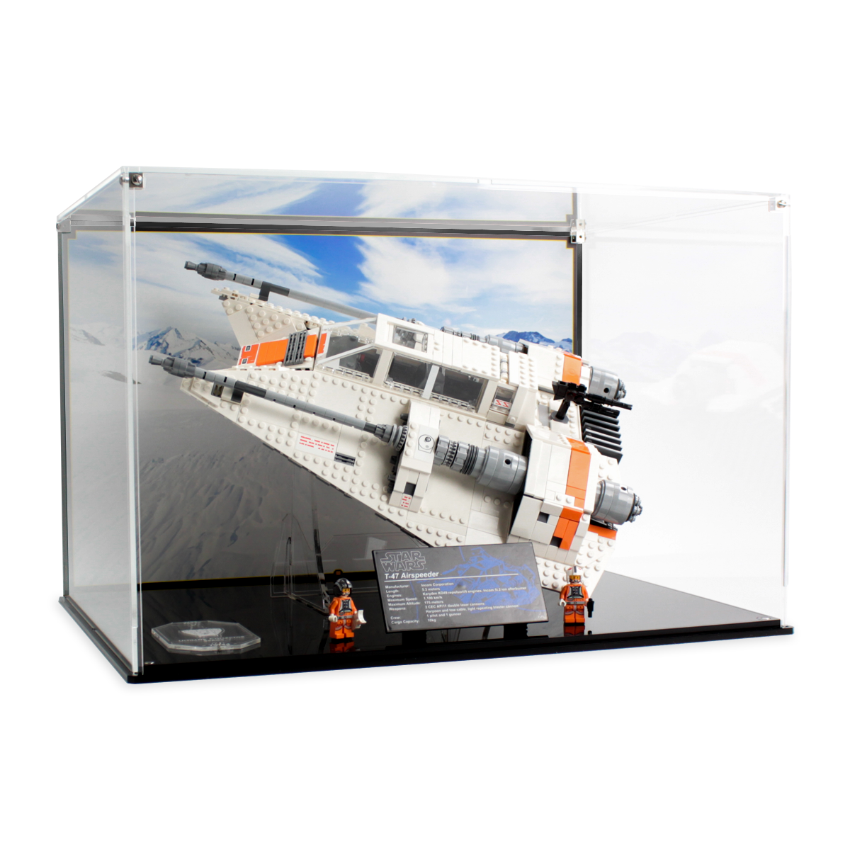 Display Case for LEGO® Star Wars™ UCS Snowspeeder (75144)