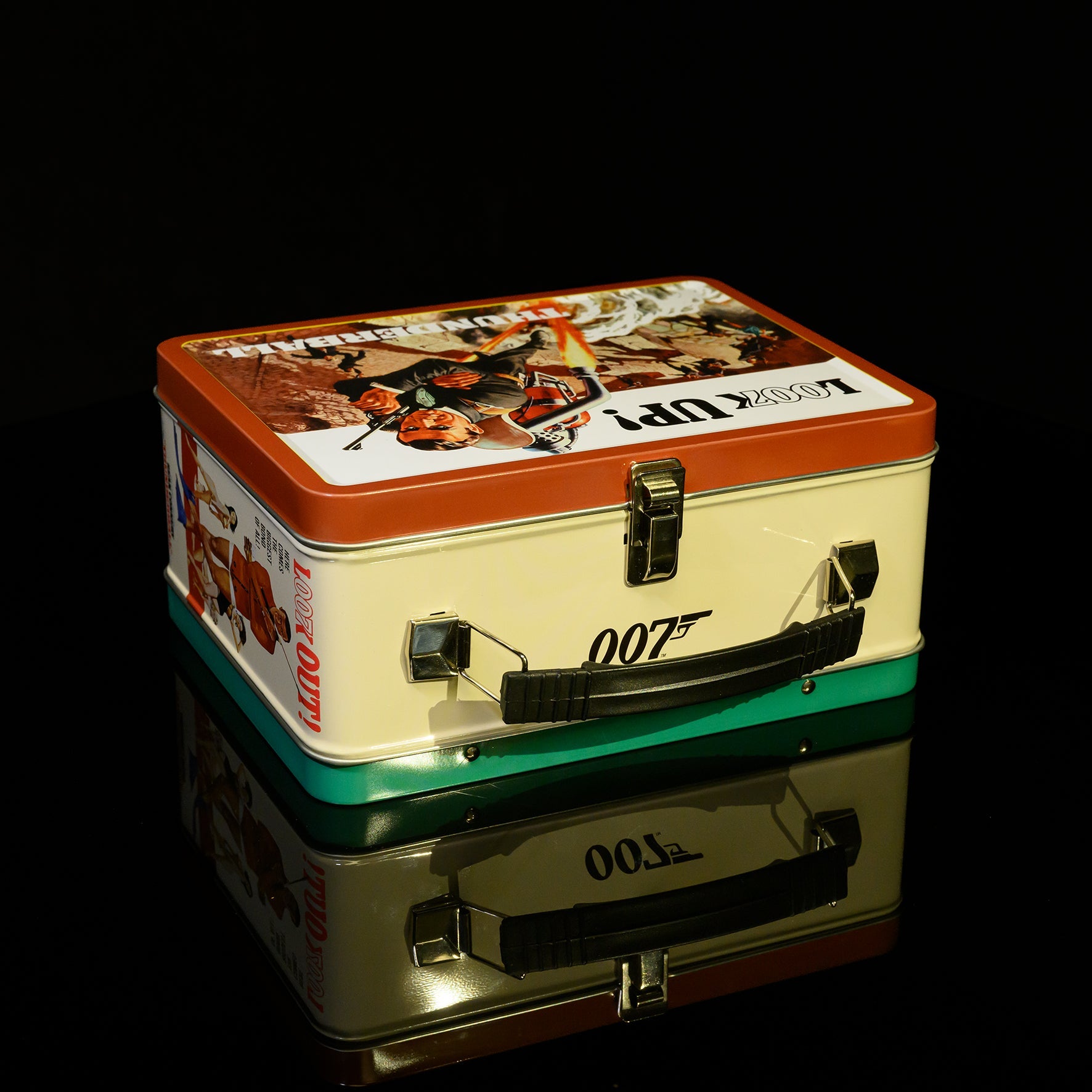 James Bond Thunderball Tin Tote Lunch Box