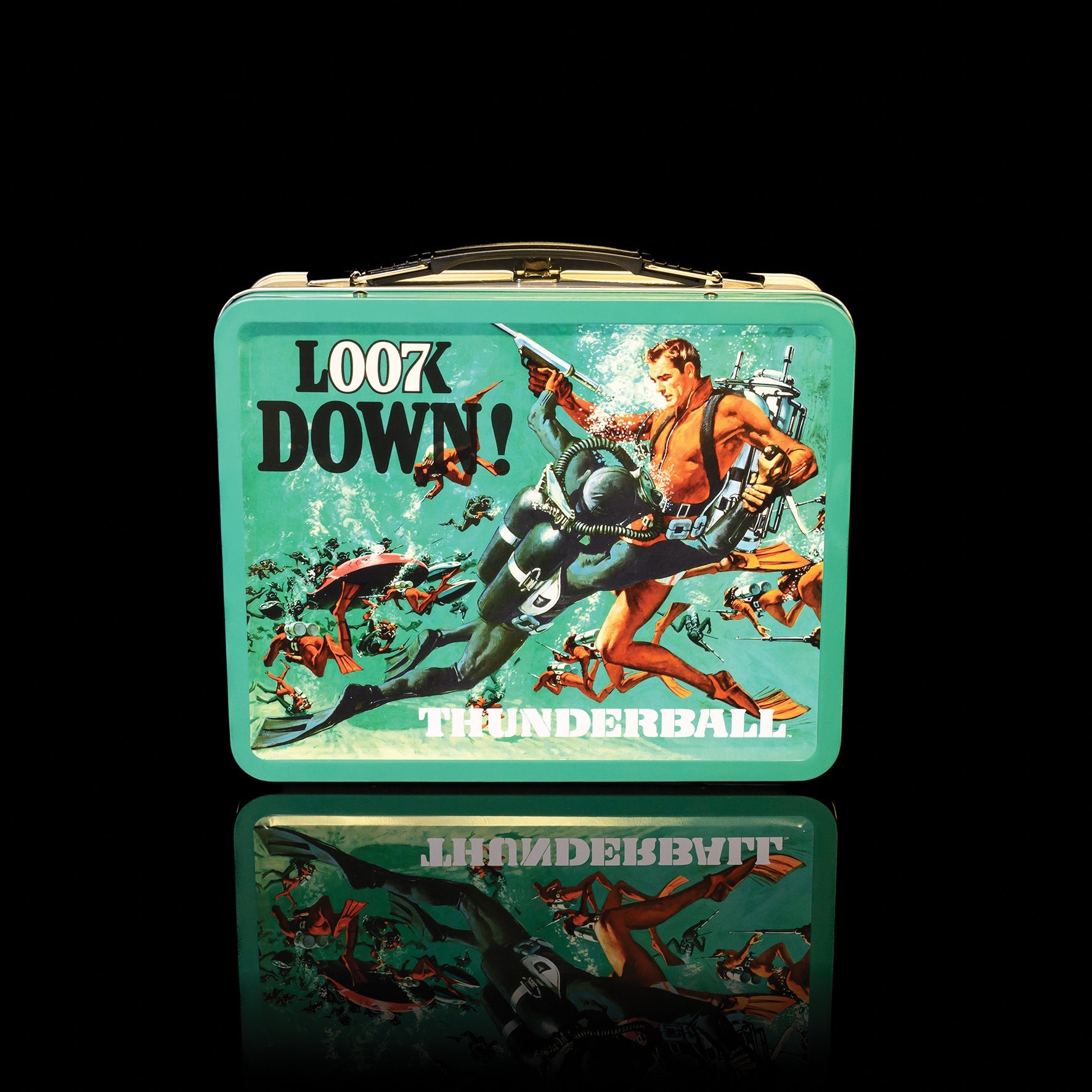 James Bond Thunderball Tin Tote Lunch Box