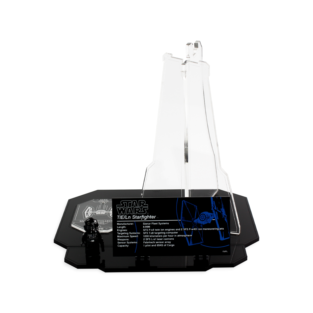 Display Stand for LEGO® Star Wars™ UCS TIE Fighter (75095)