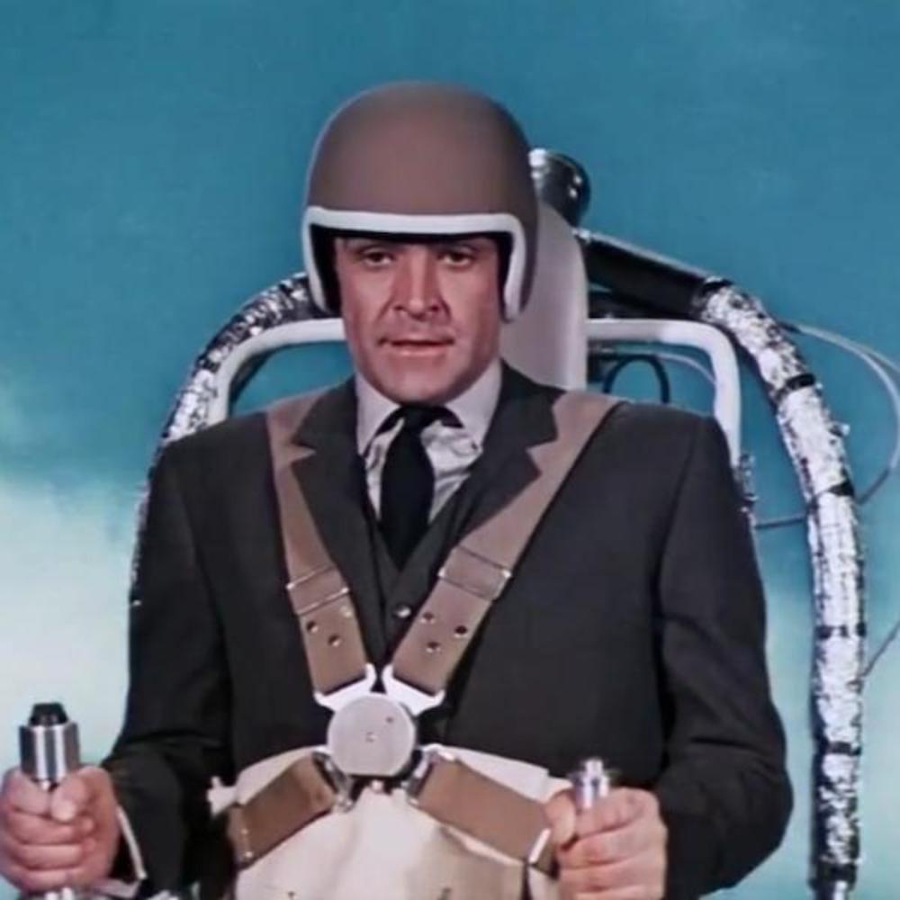 James Bond Jetpack Tree Decoration