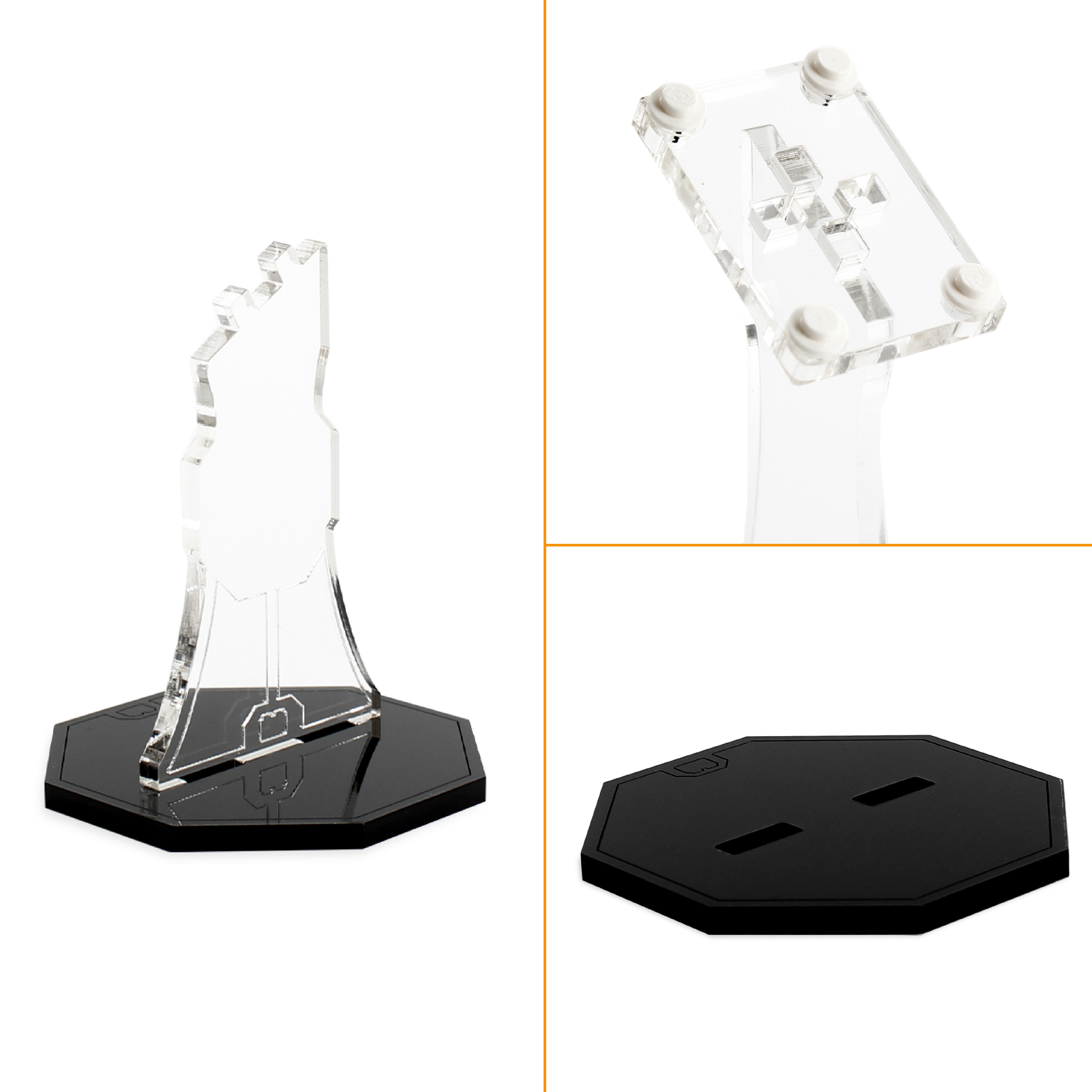 Vario Display Stand for LEGO® Vehicles (Medium/Angled)